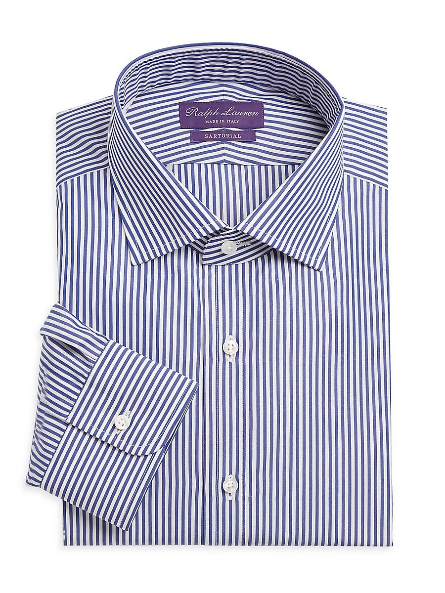 Mens Aston Striped Tailored Long-Sleeve Dress Shirt Product Image
