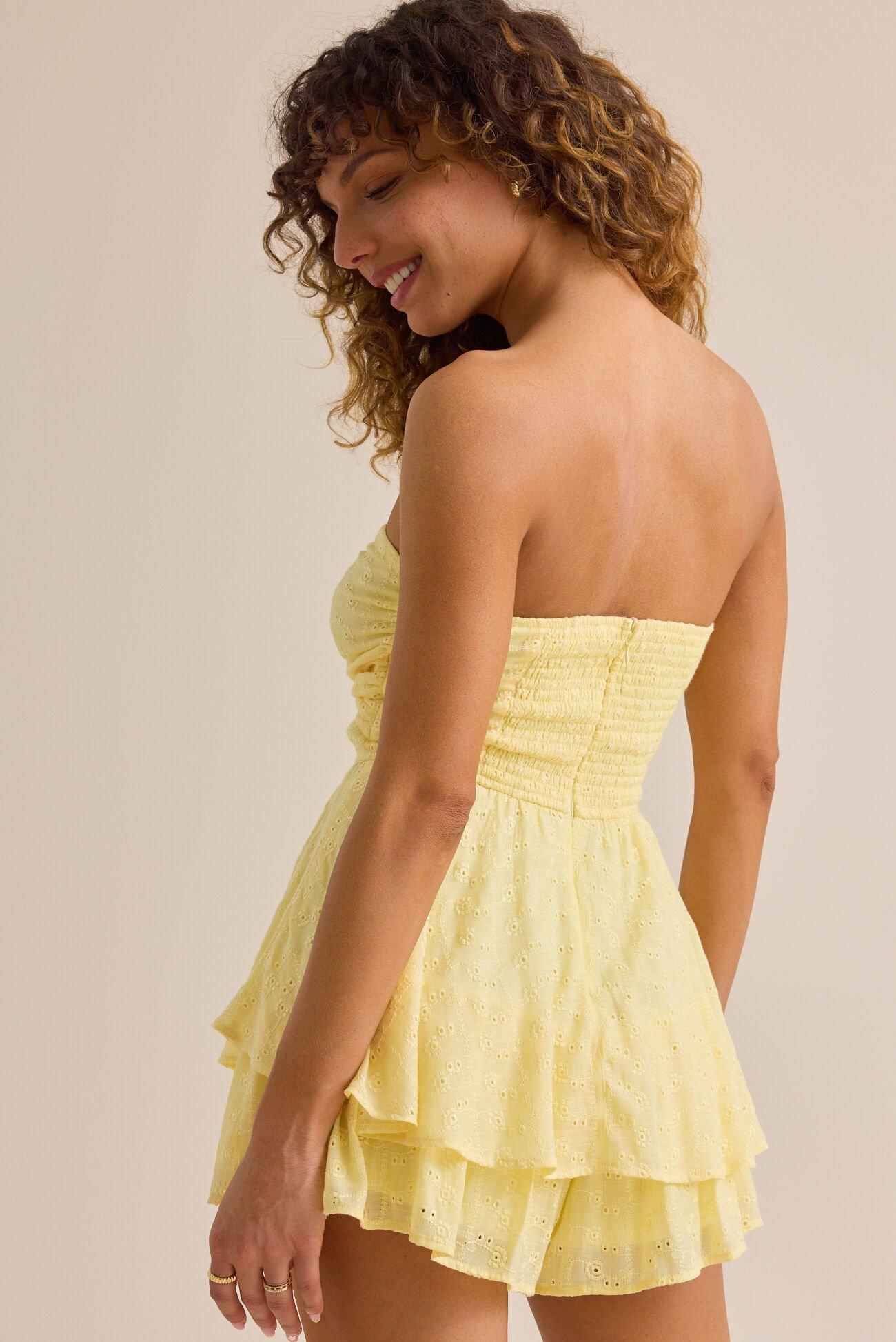 Honey Strapless Romper Product Image