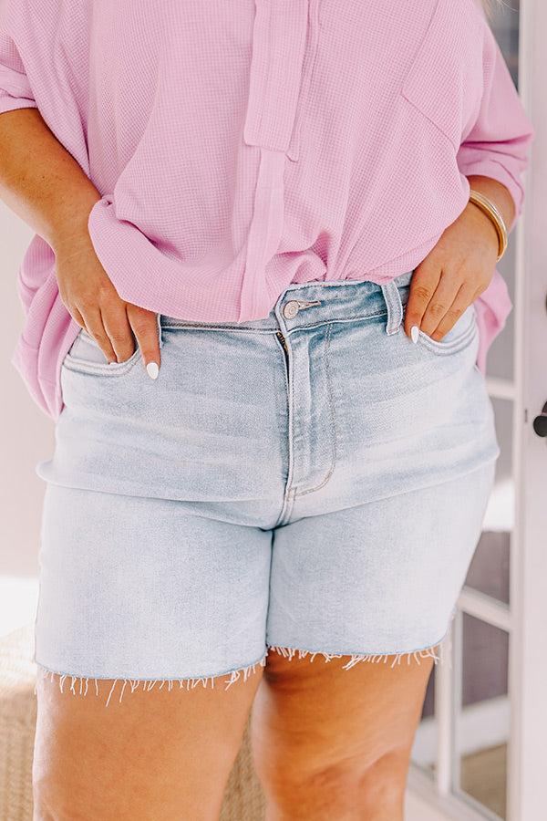 Judy Blue Nova High Waist Shorts Curves Product Image