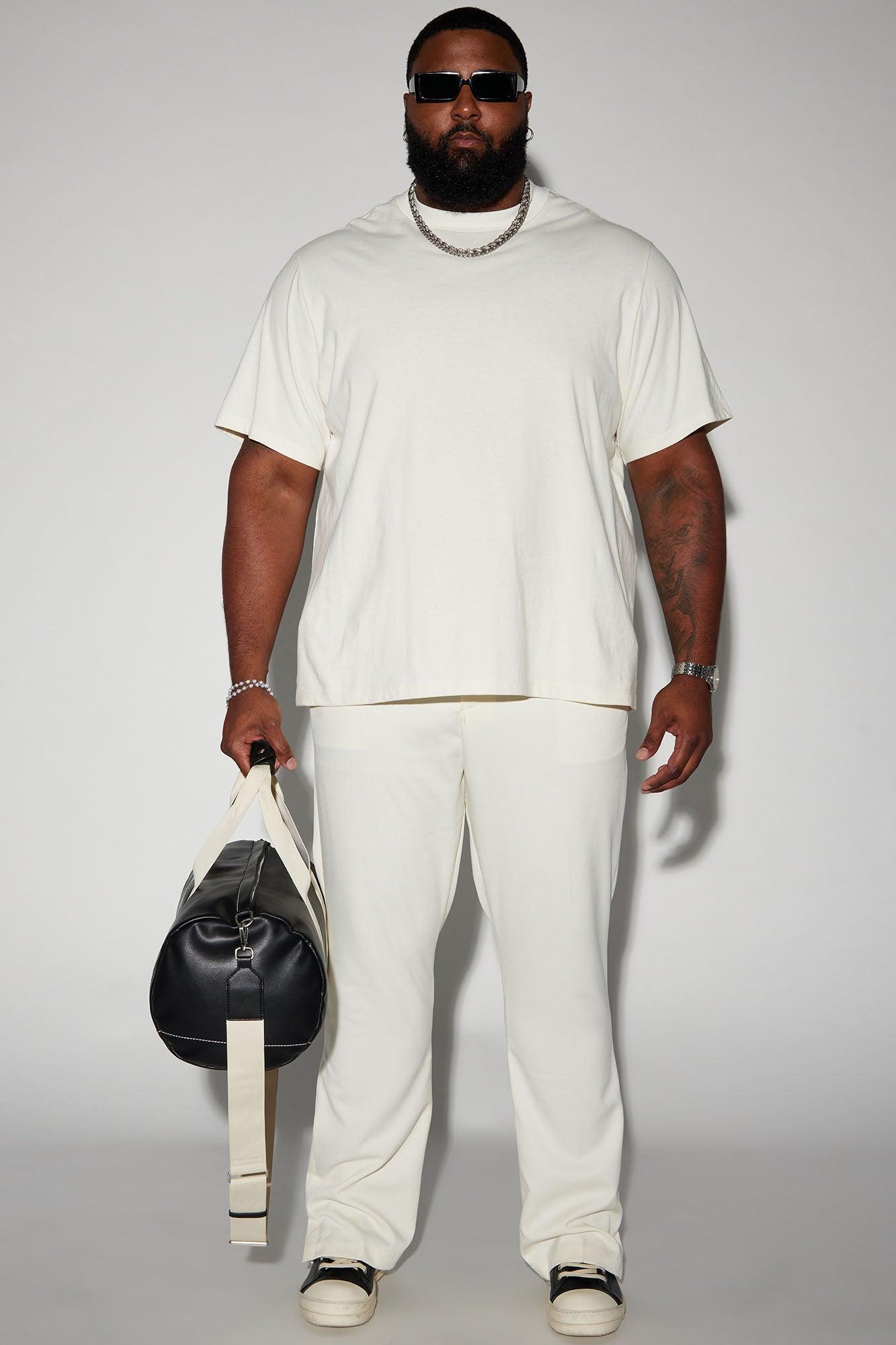Oversized Heavyweight Short Sleeve Tee - Off White Product Image