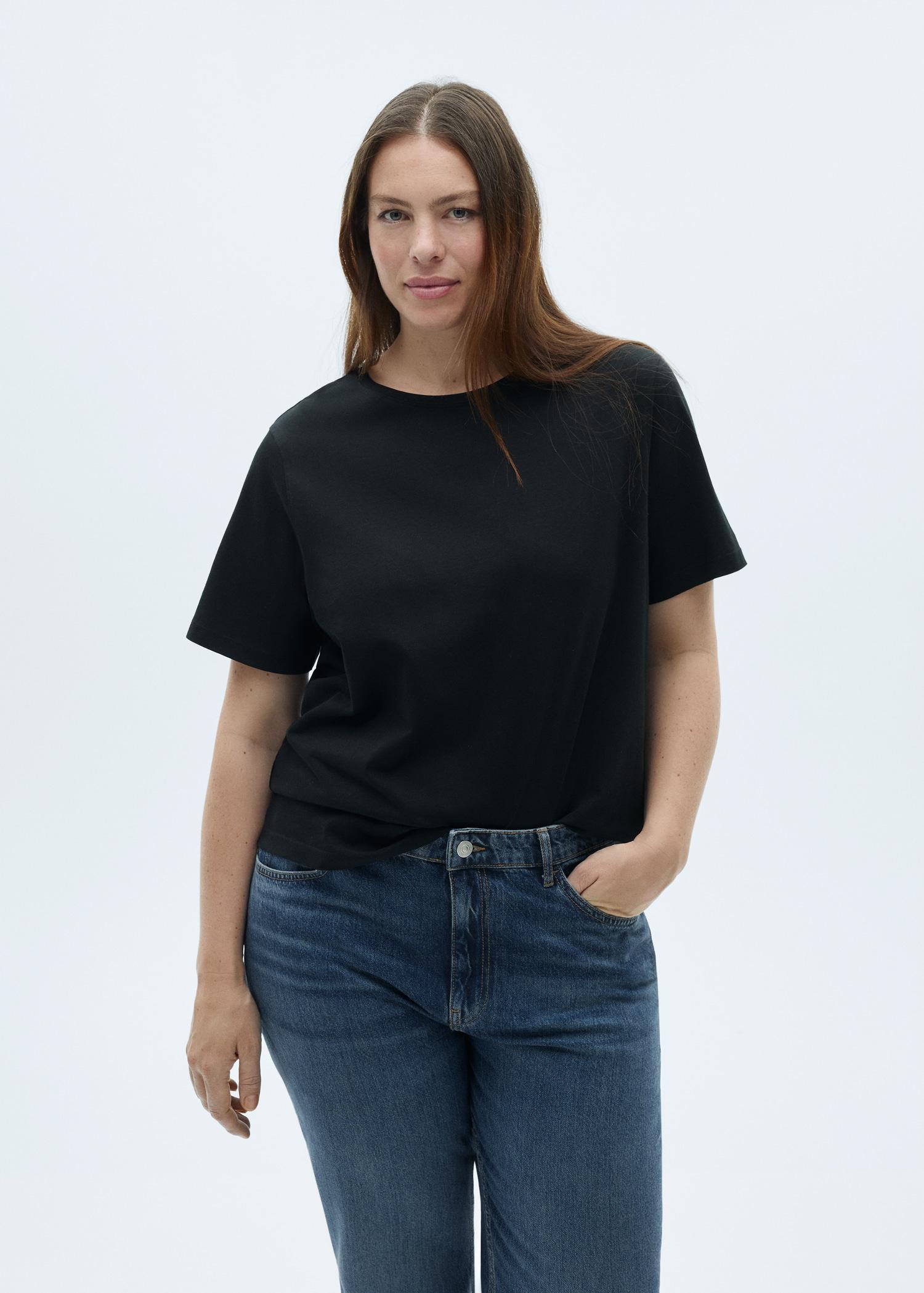 Matilda medium-rise straight-fit jeans - Women | MANGO USA Product Image