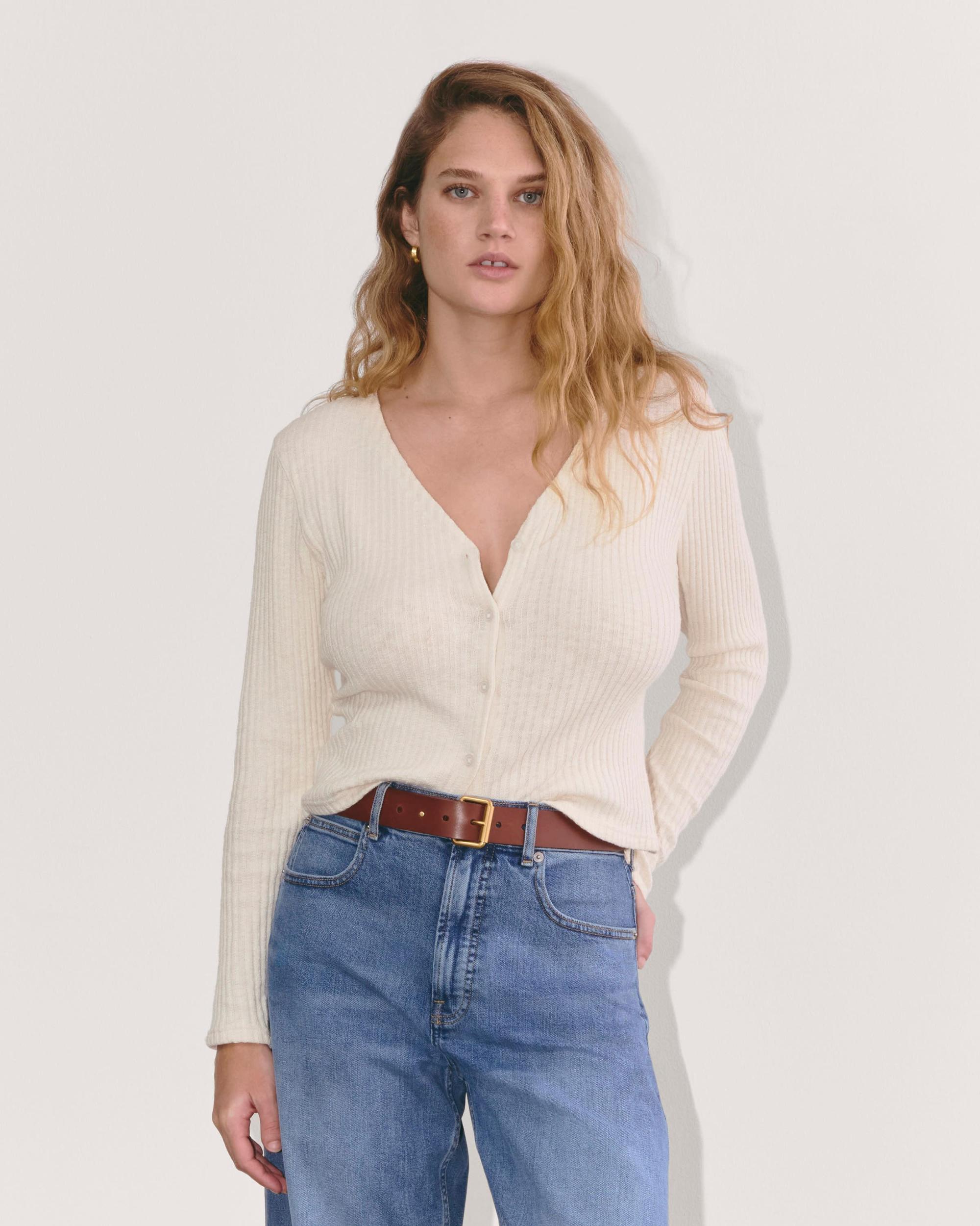 Womens Cozy Rib Cardigan by Everlane Product Image