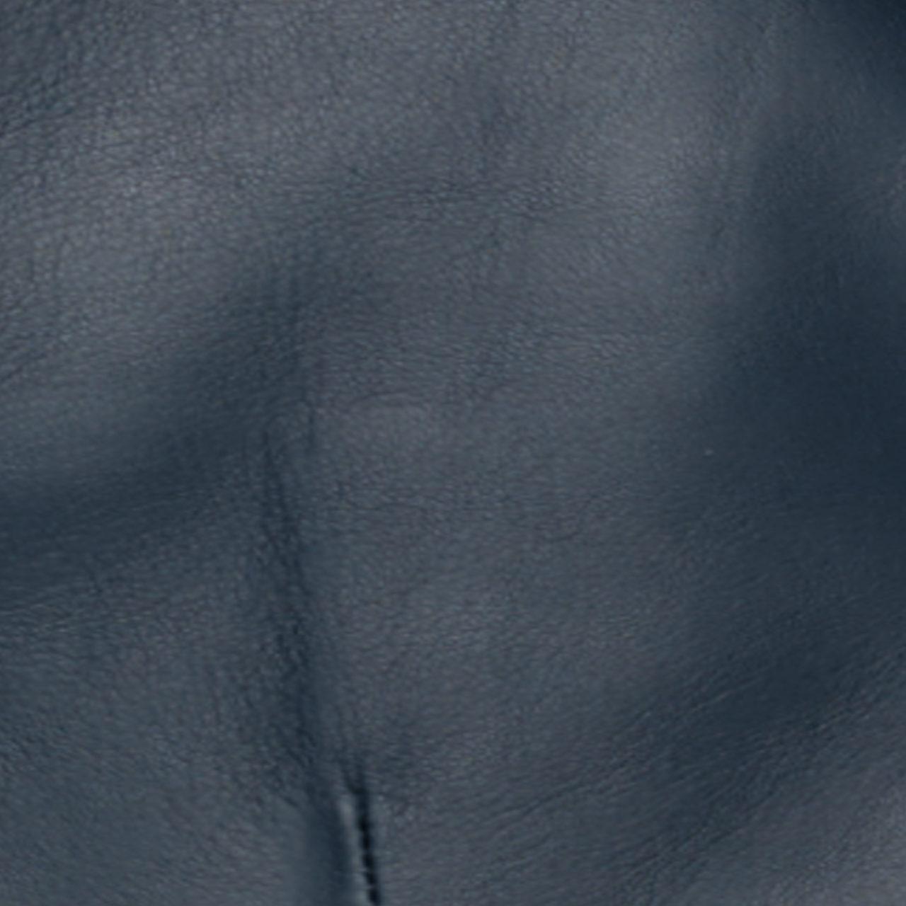 LEATHER SINGLE-BREASTED BLAZER Product Image