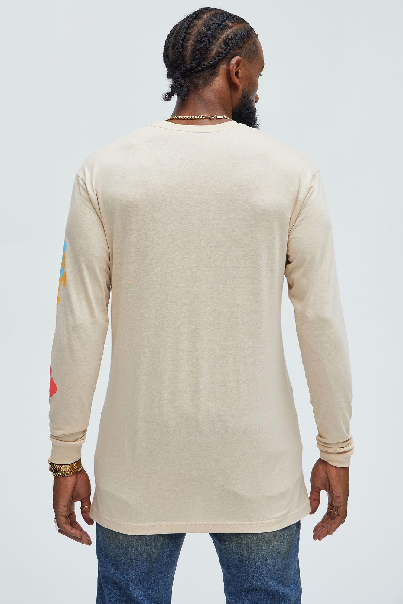 Holy Spirit Sun Long Sleeve Tee - Khaki Product Image