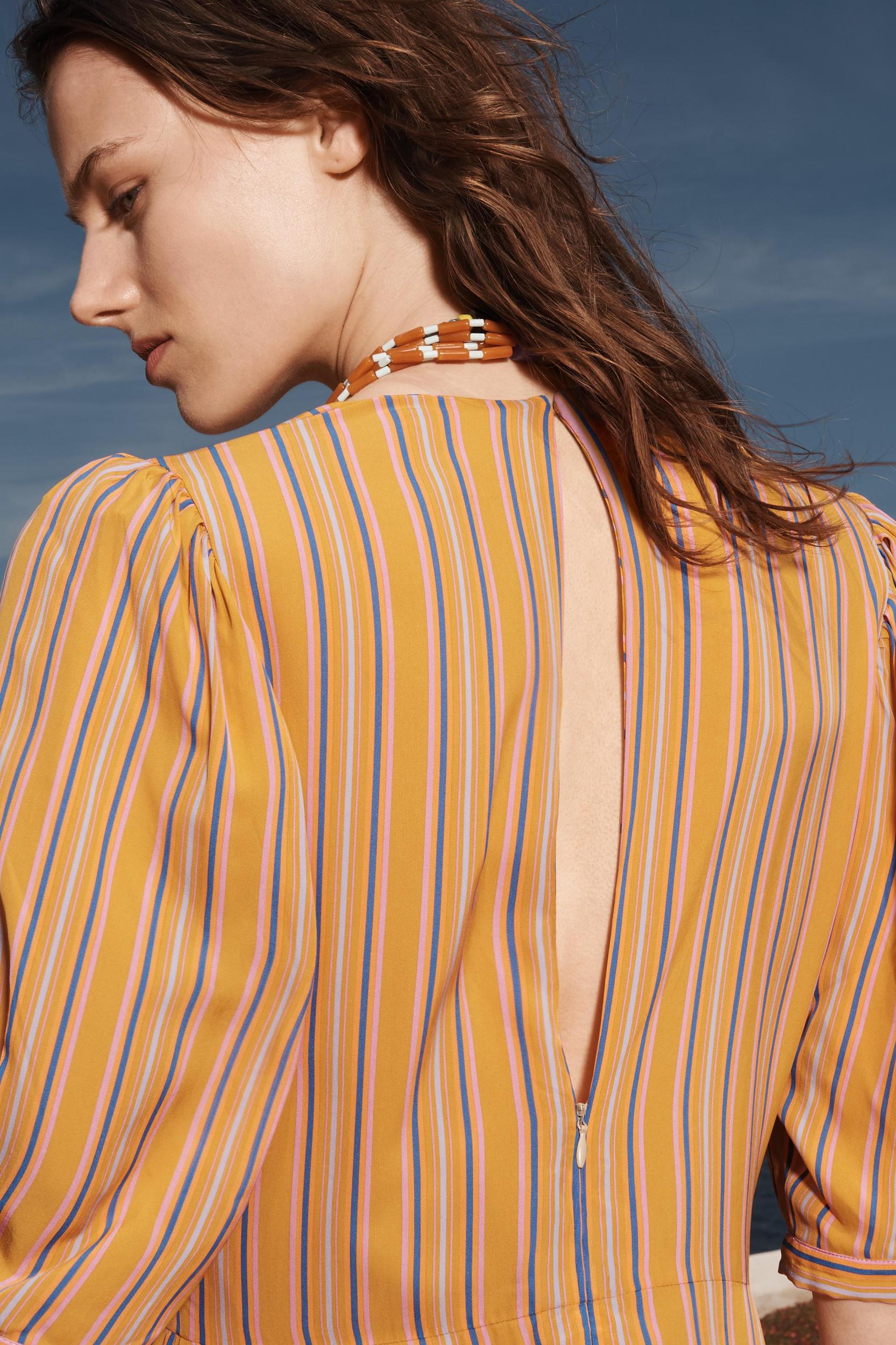 LIMITED EDITION STRIPED MIDI DRESS Product Image