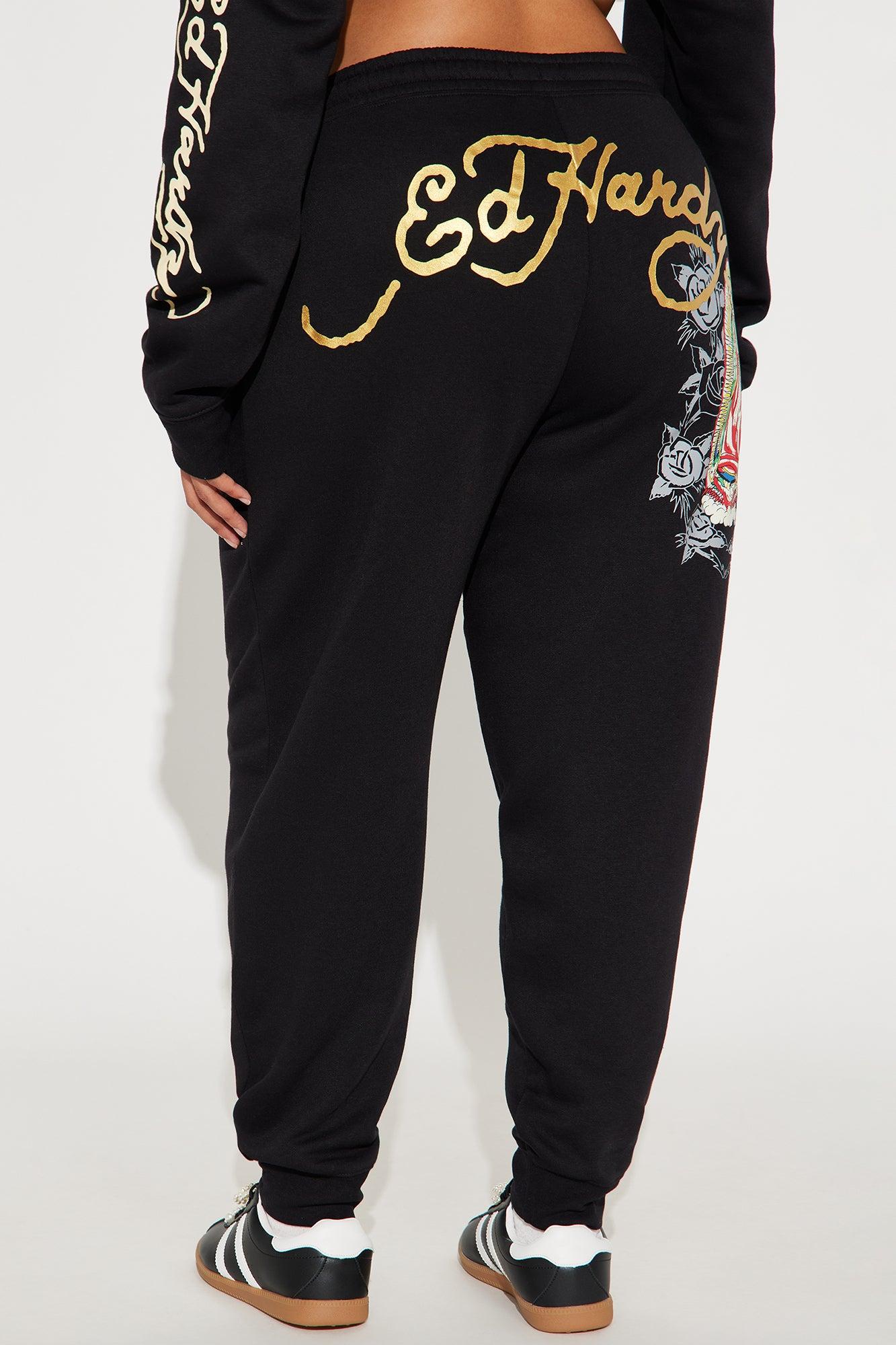 Ed Hardy Mary Jogger - Black Product Image