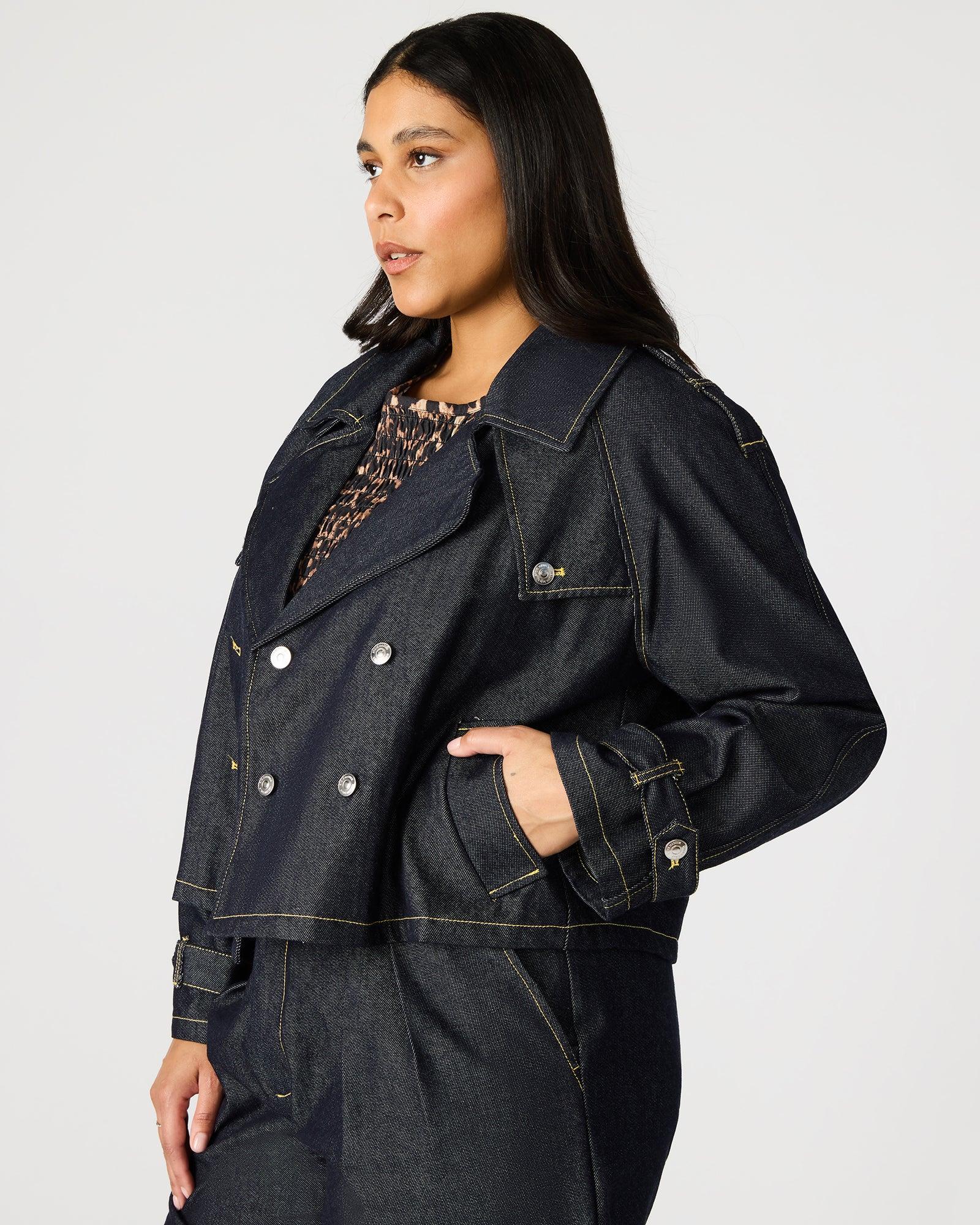 SIRUS DENIM JACKET INDIGO Female Product Image