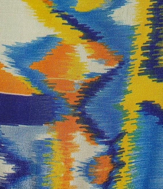 APNY Woven Printed V-Neck Sleeveless Tiered Maxi A-Line Maxi Dress Product Image