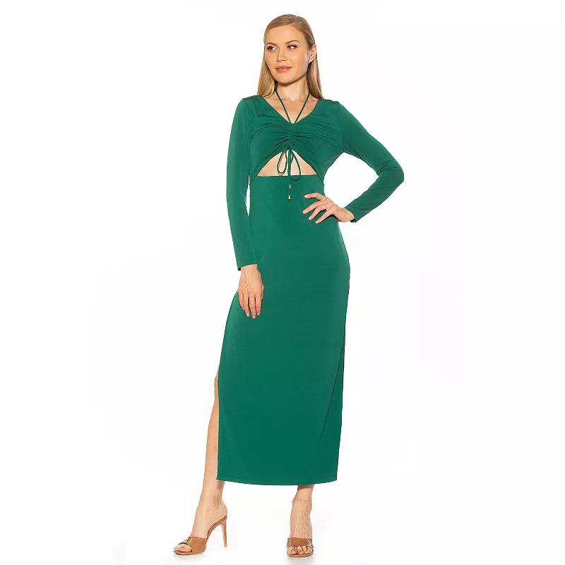 Women's ALEXIA ADMOR Vented Cutout Maxi Dress,  Product Image