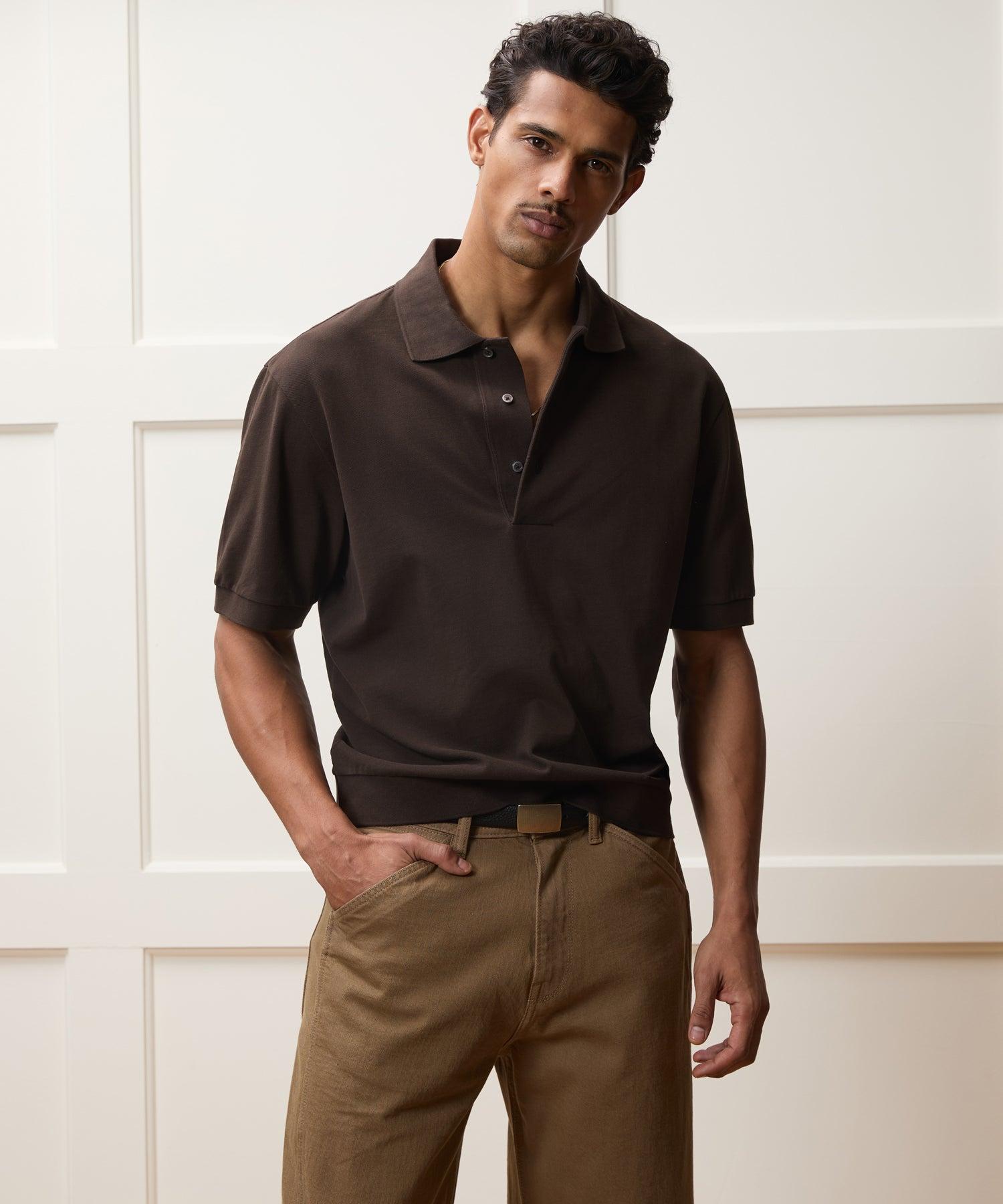 Relaxed Pique Polo Product Image
