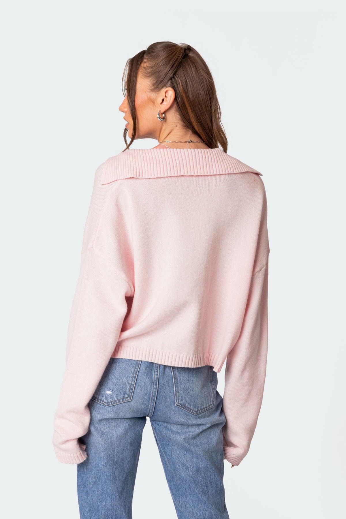 Marcie Oversize Cropped Sweater Product Image