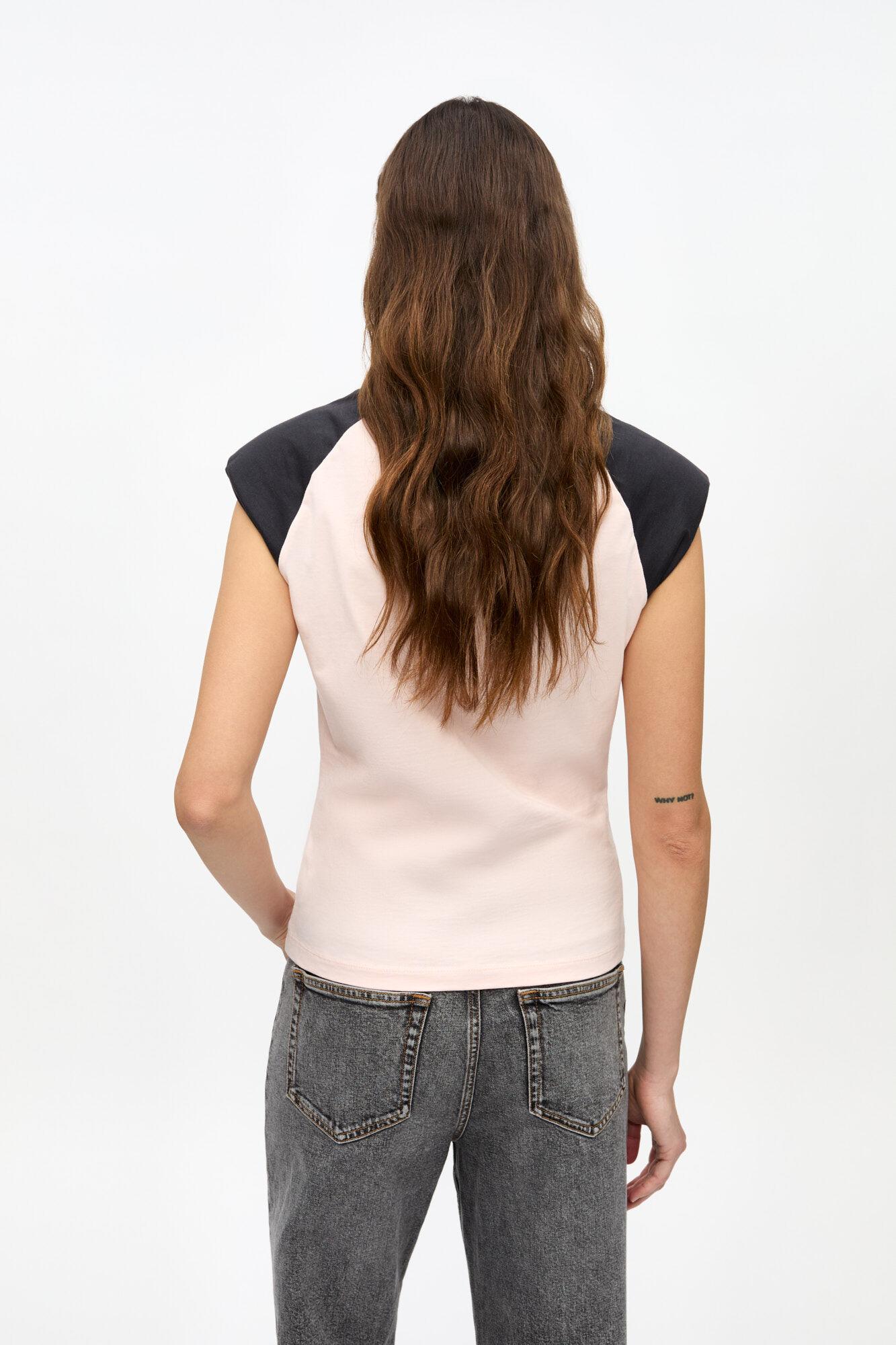 Pink Basic Jersey Bunny T-shirt Product Image