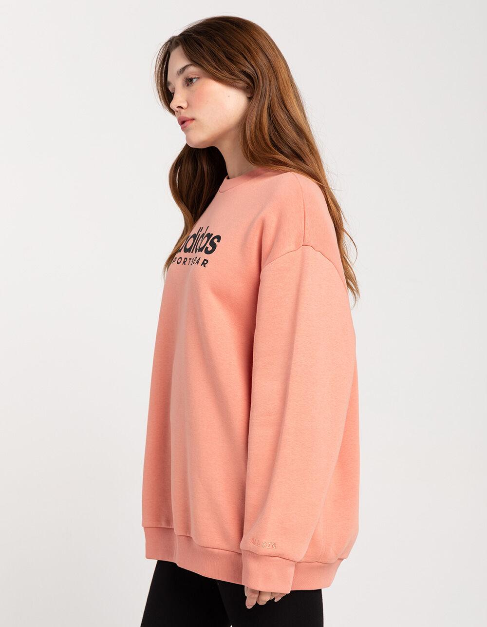 ADIDAS All SZN GFX Womens Crewneck Sweatshirt - CLAY Product Image