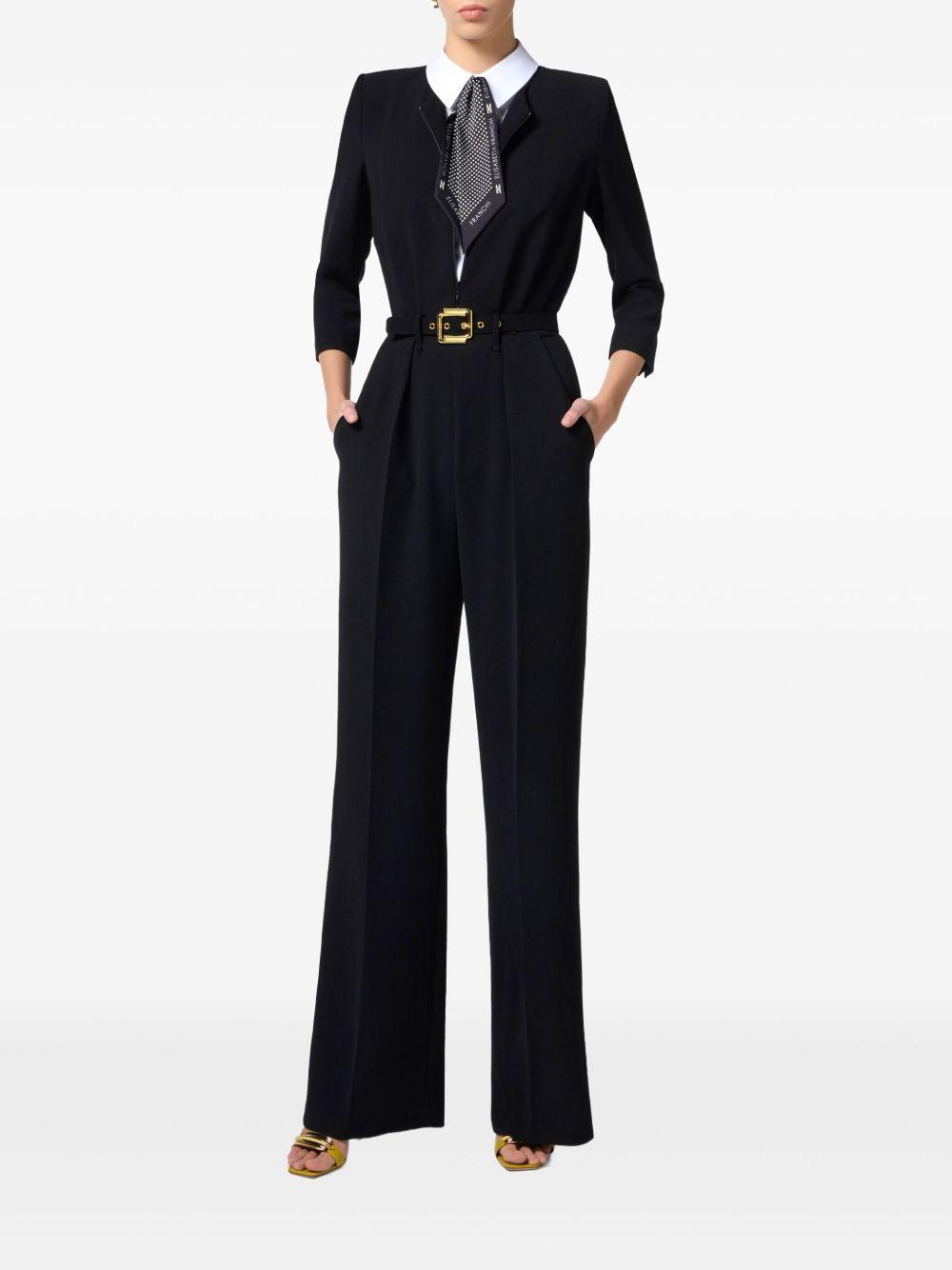 scarf-detail jumpsuit  Product Image