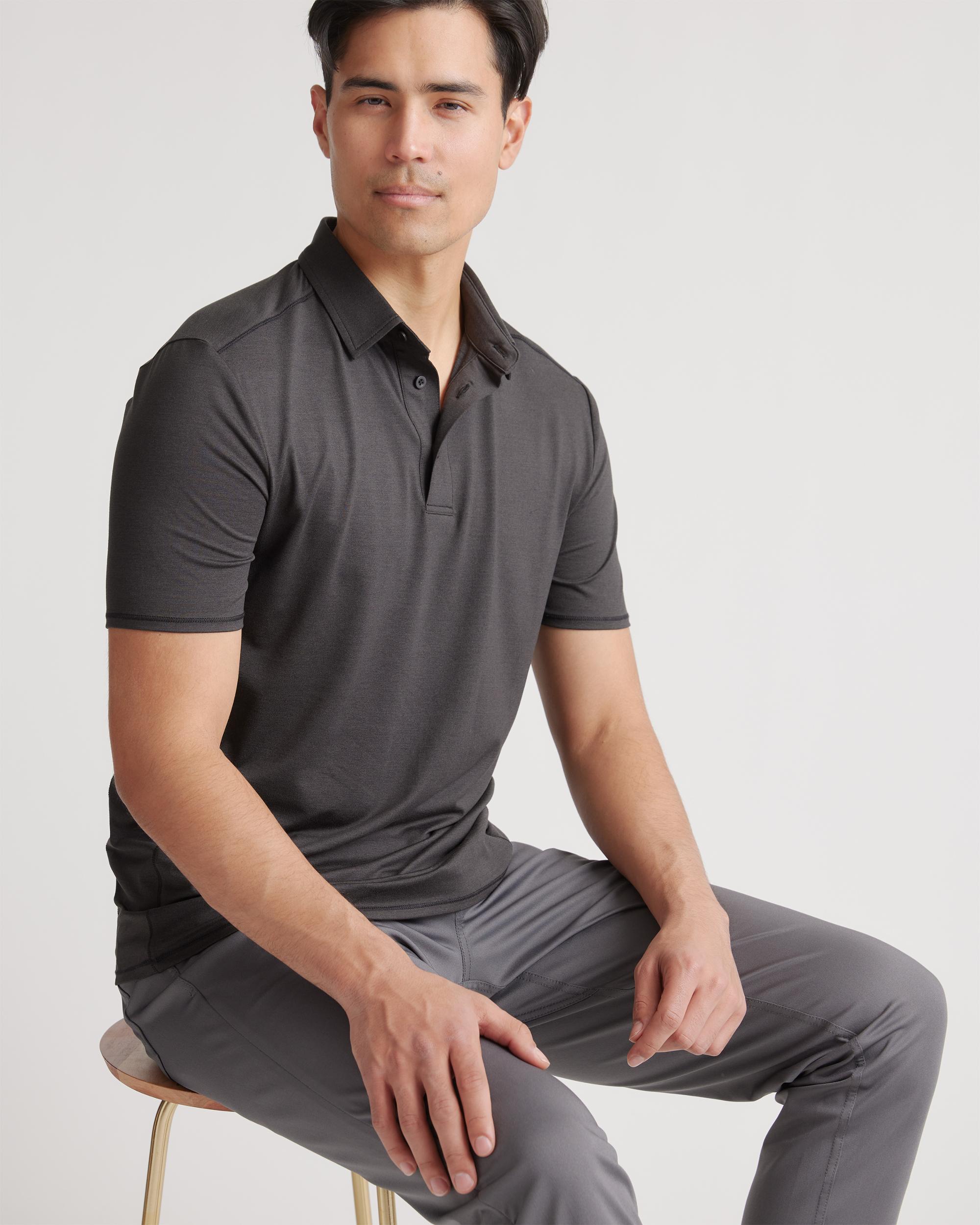Quince | Men's Flowknit Breeze Performance Polo Recycled Polyester Product Image