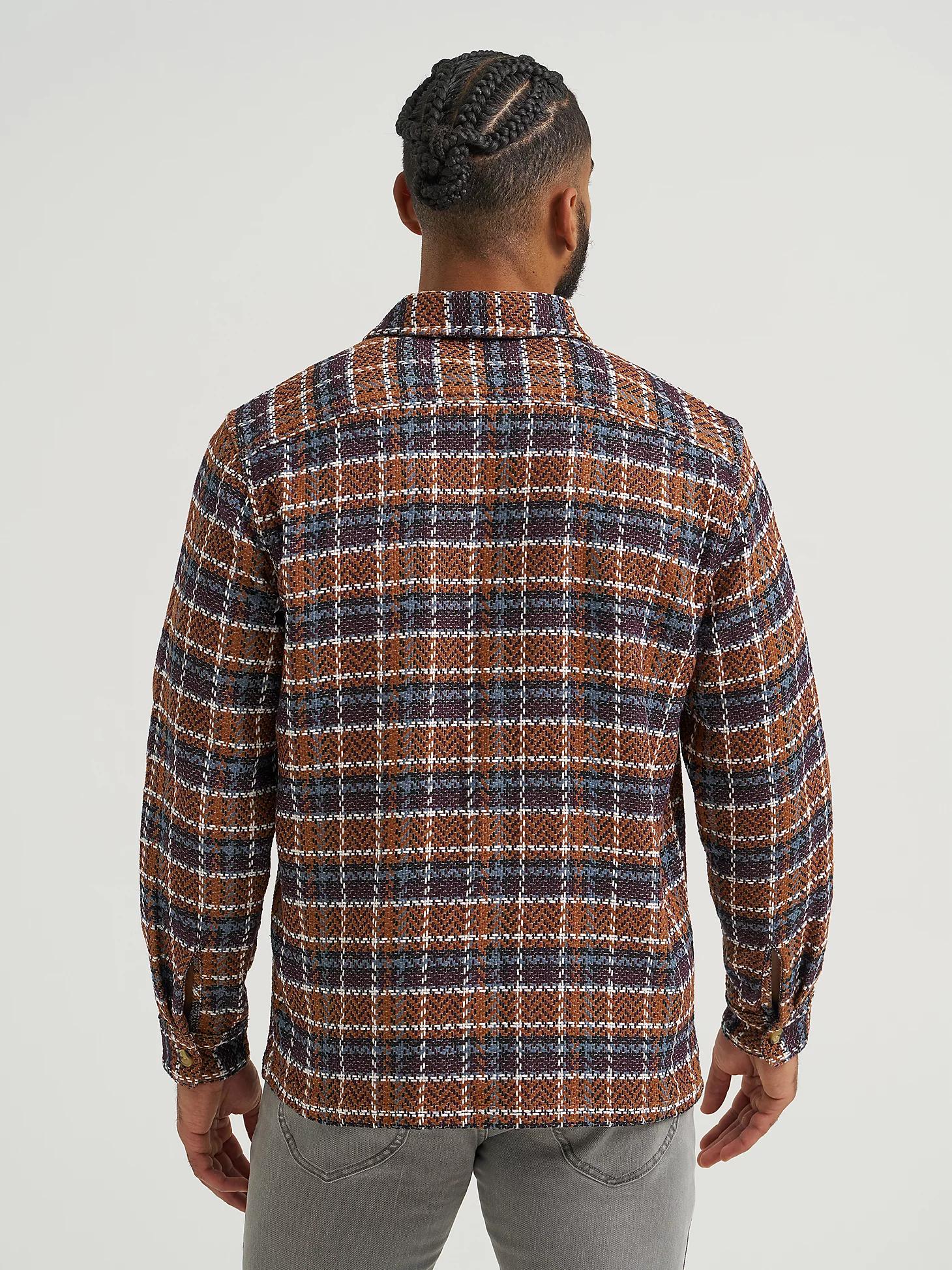 Men's Textured Plaid Overshirt | Men's Tops & Tees | Lee® Product Image