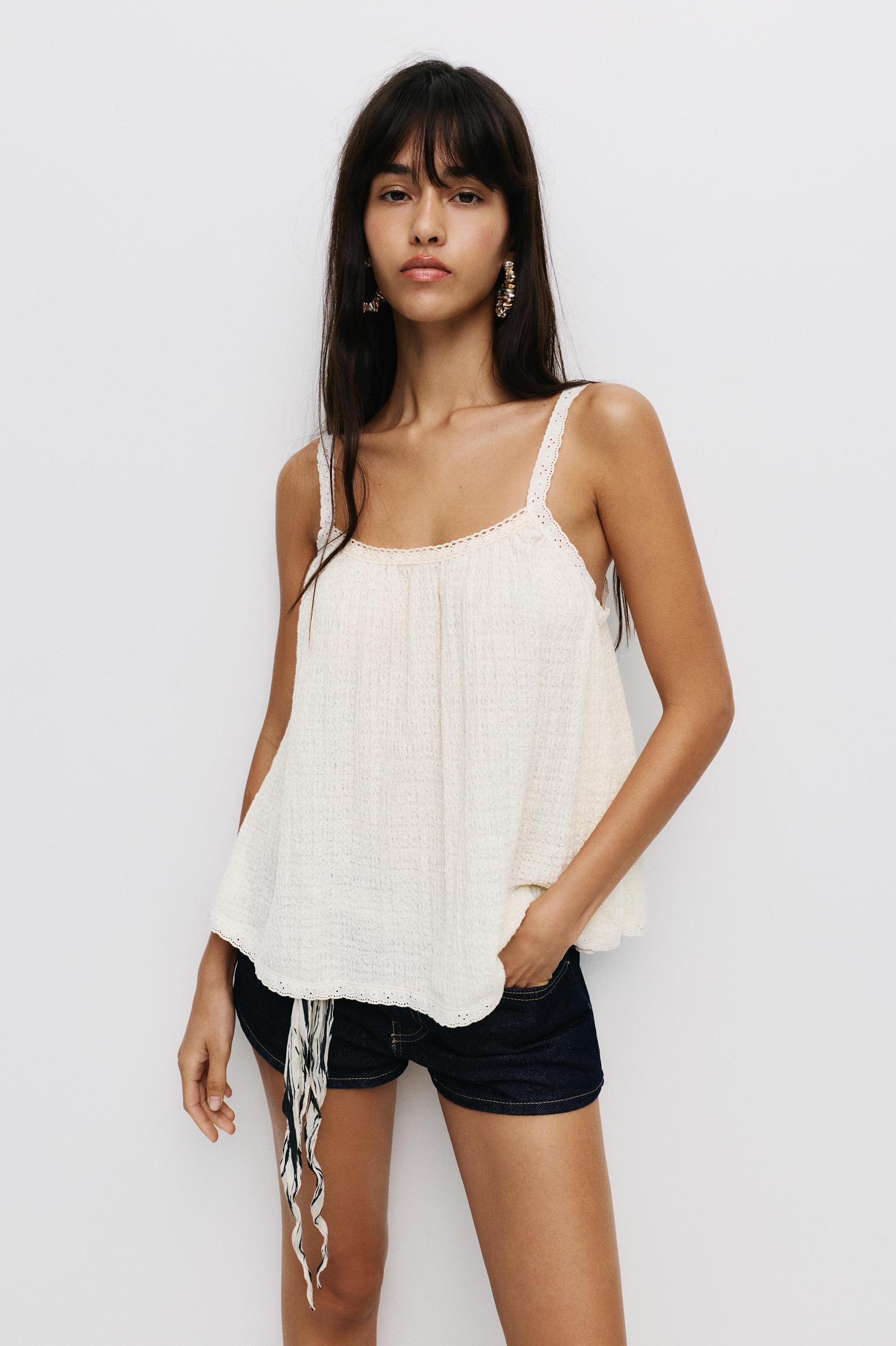 Strappy flared top Product Image