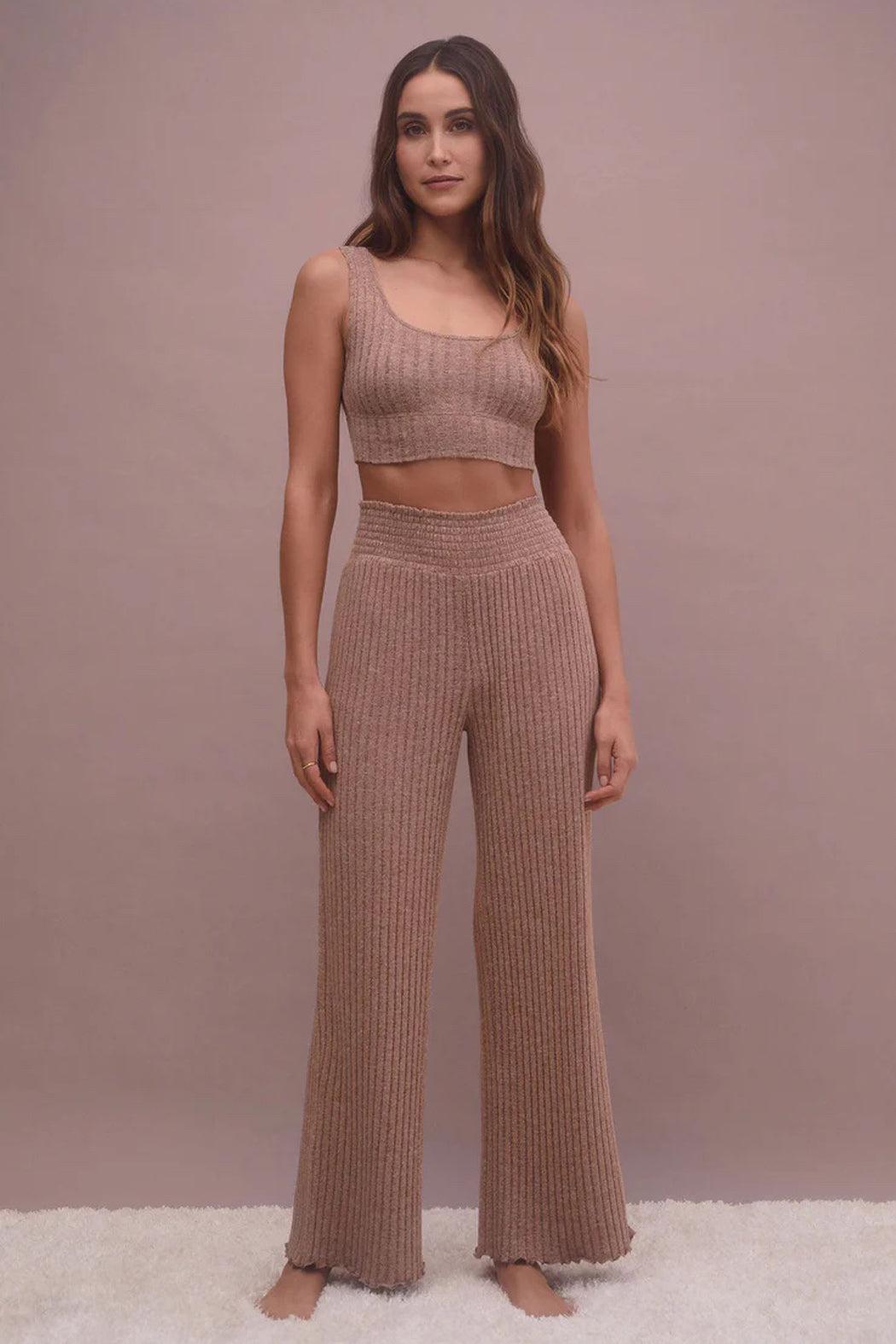 Zoe Rib Tank Bra Product Image