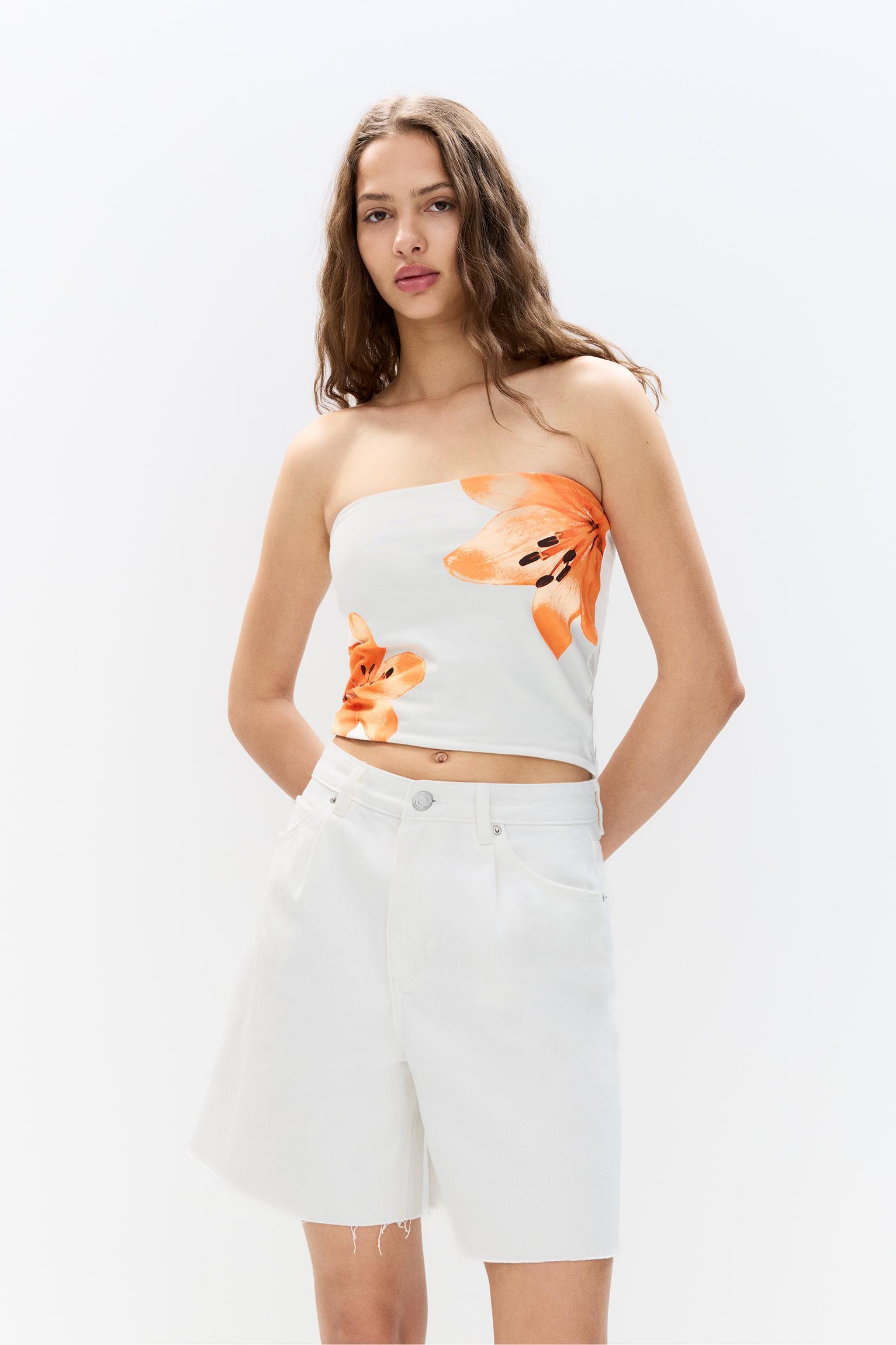 Floral bandeau top Product Image