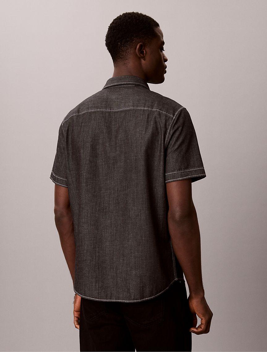 Chambray Classic Button-Down Shirt Product Image