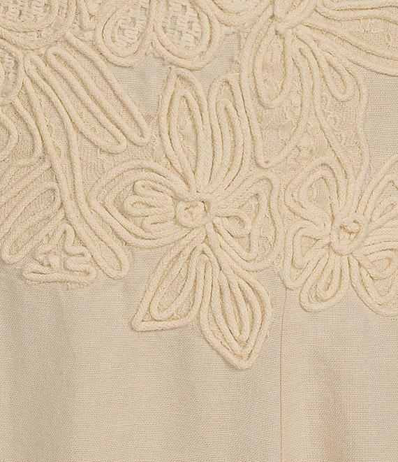 Antonio Melani Aubrey V-Neck Sleeveless A-Line Midi Dress Product Image