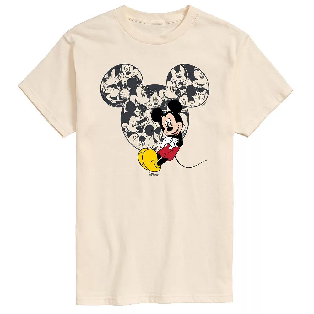 Men's Disney's Mickey Mouse Ear Collage Graphic Tee,  Product Image