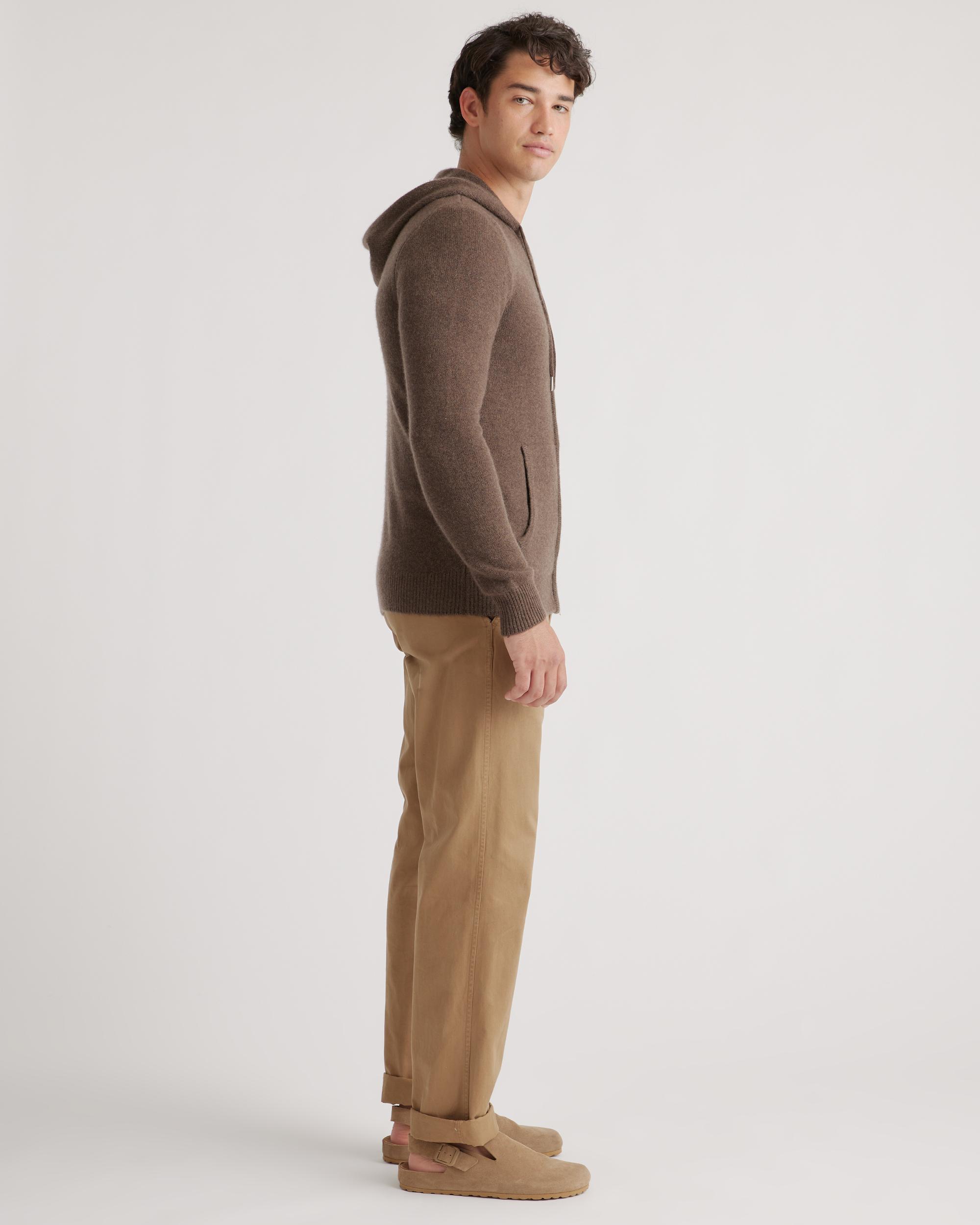 Quince | Men's Mongolian Cashmere Full-Zip Hoodie Product Image