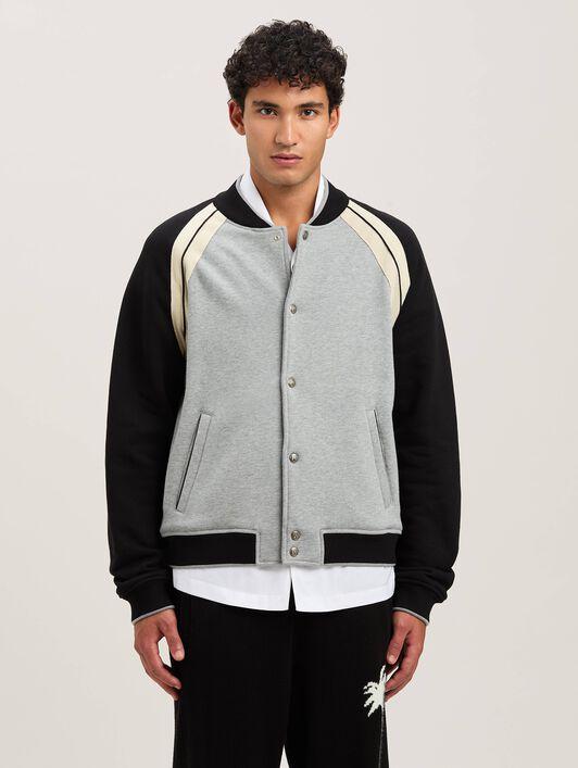 CURVED LOGO TRACK VARSITY GREY MELANGE - Product Image