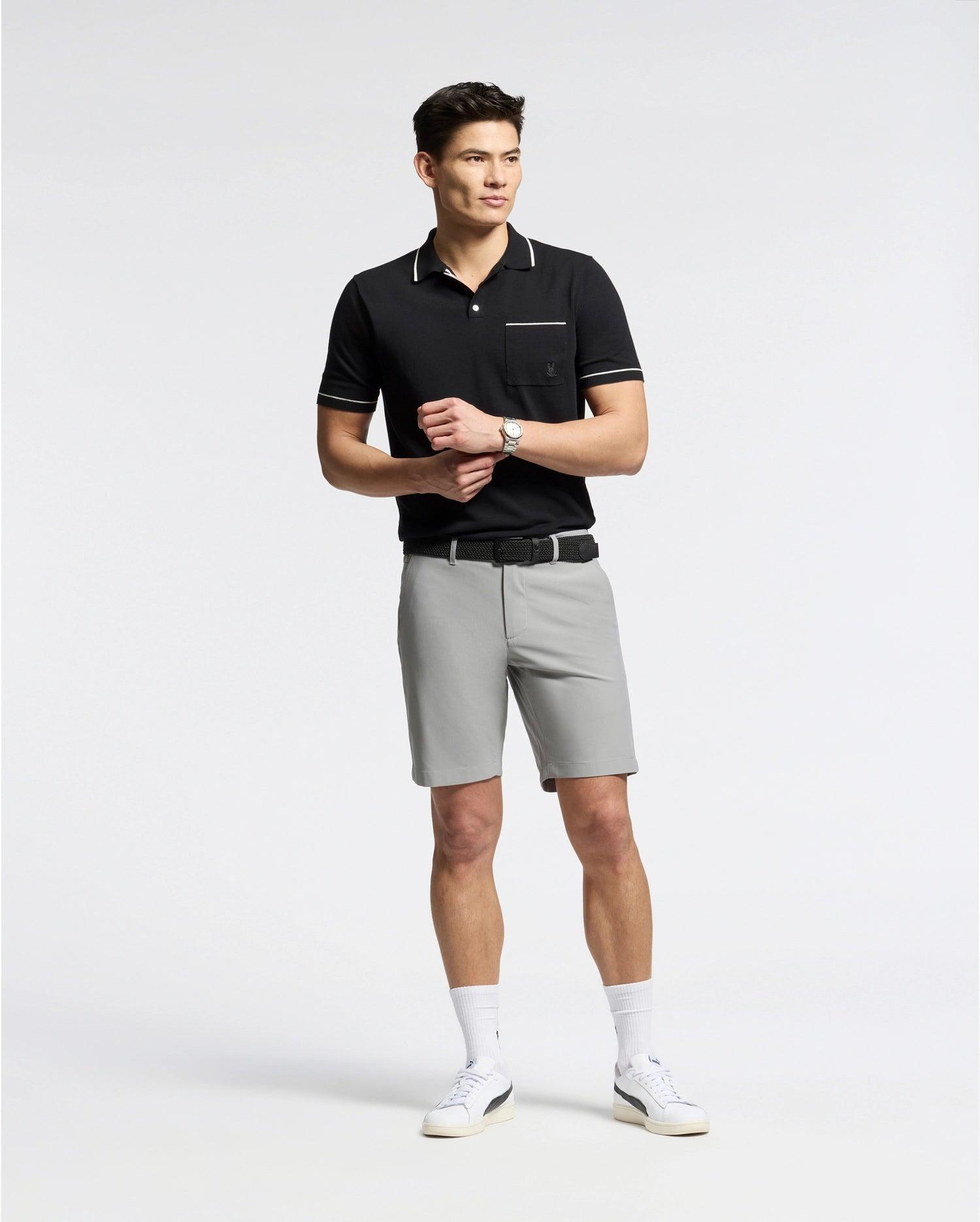 MENS LONGFORD FINE KNIT POLO - B6E500F200 Product Image