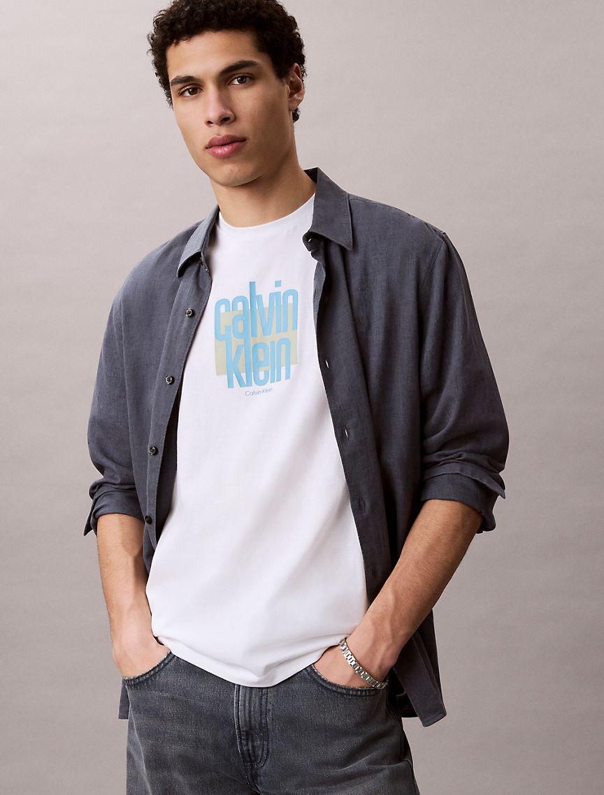 Modern Calvin Klein Graphic Logo Tee Product Image
