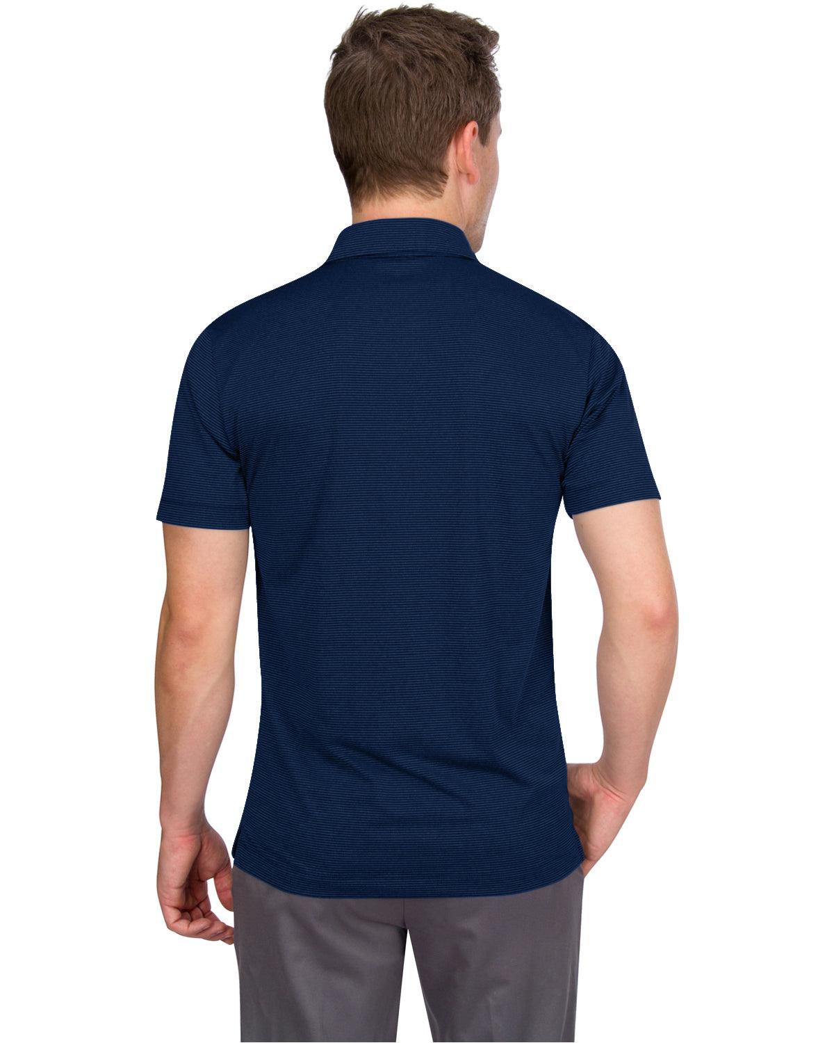 Three Sixty Six Men’s Thin-Striped Golf Polo Shirt Male Product Image