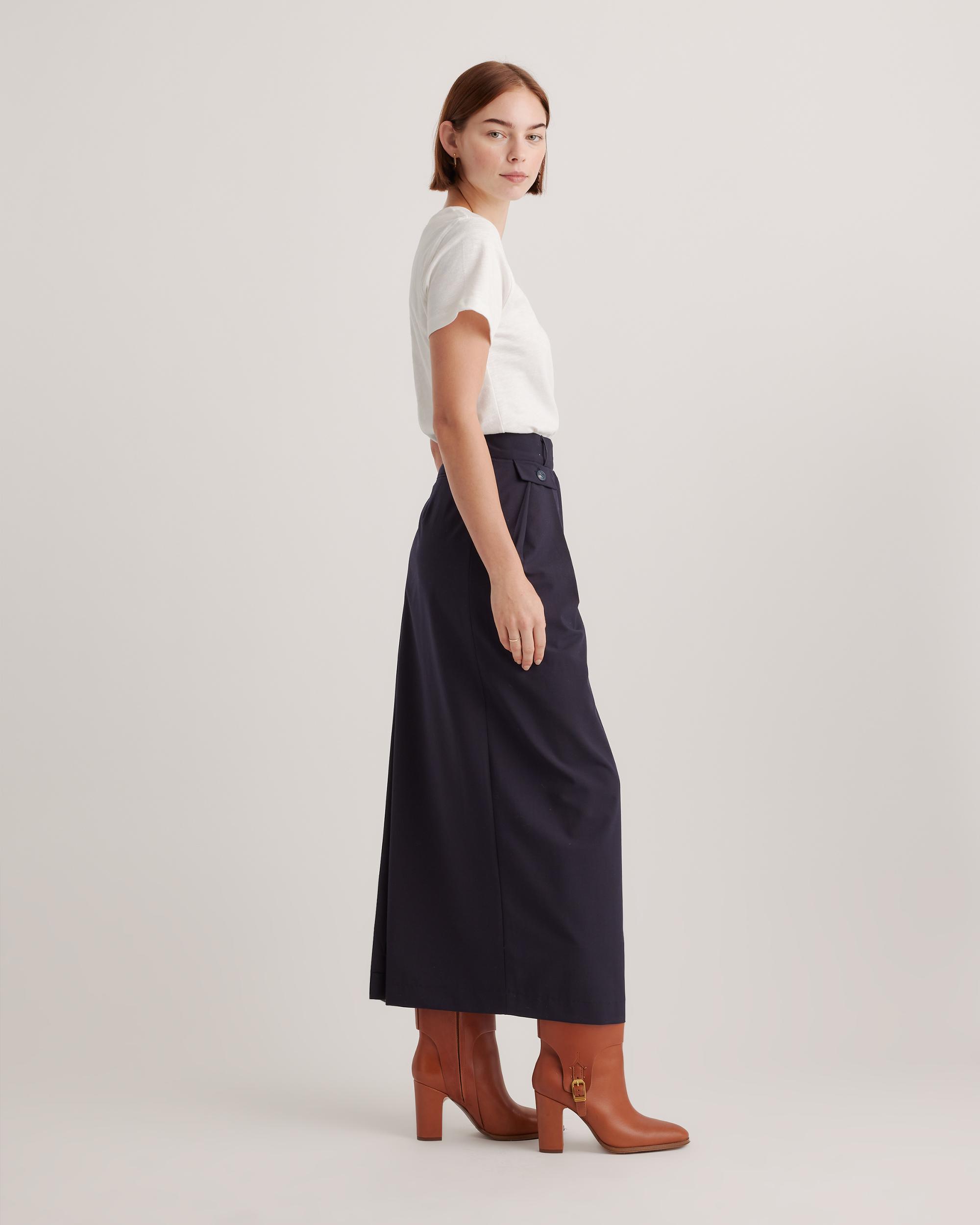 Quince | Women's Slub Crewneck T-Shirt Organic Cotton Product Image