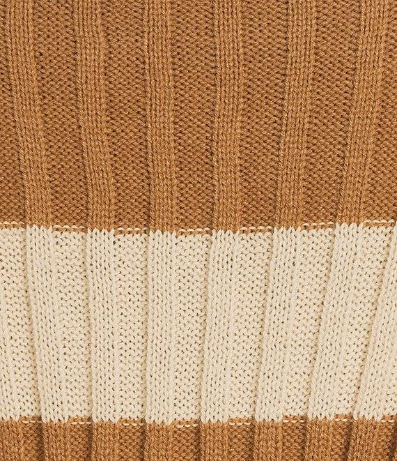 Sadie & Sage Crewneck Violette Striped Sweater Product Image