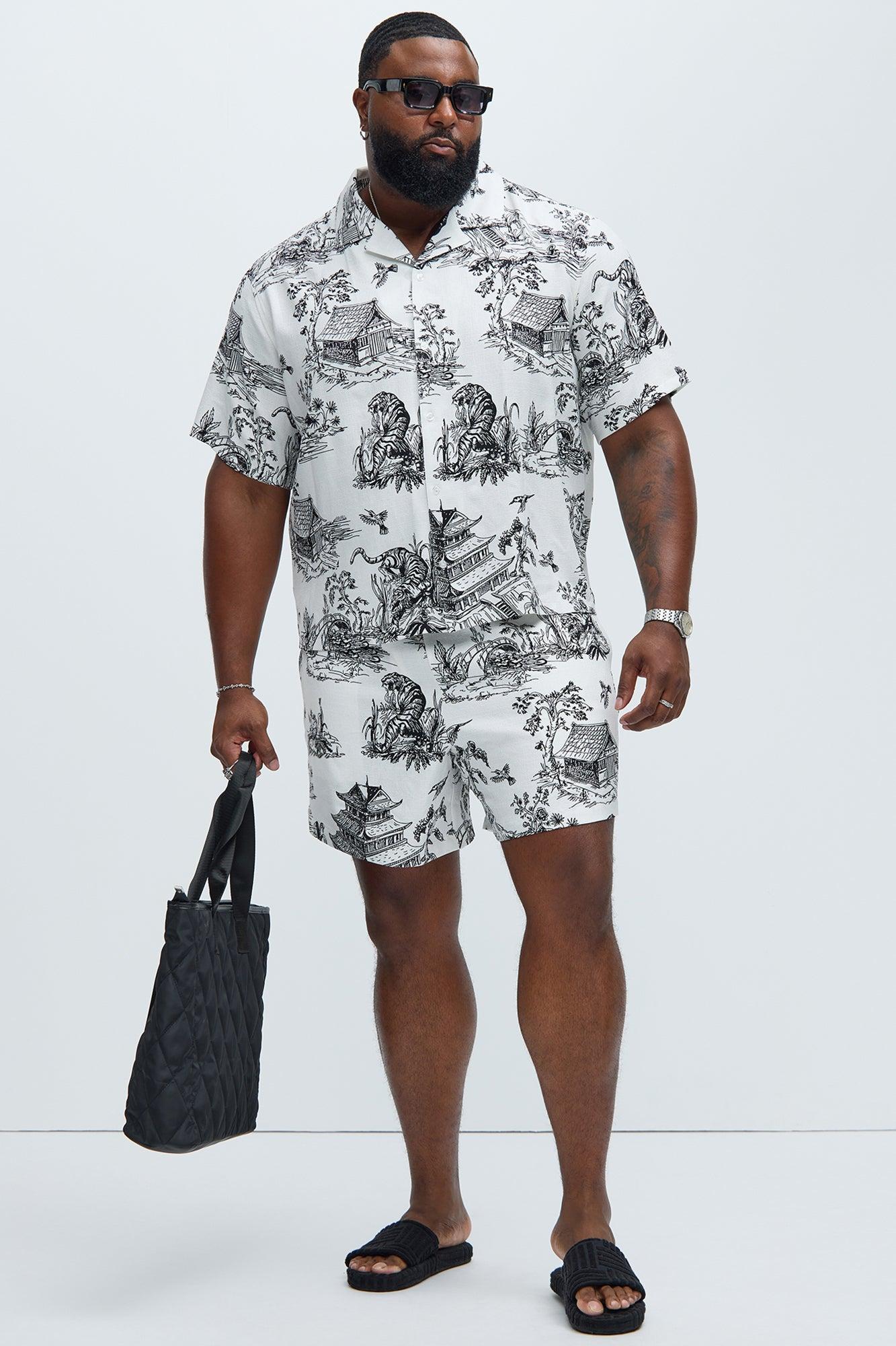 Pagoda Warm Up Shorts - Black/White Product Image