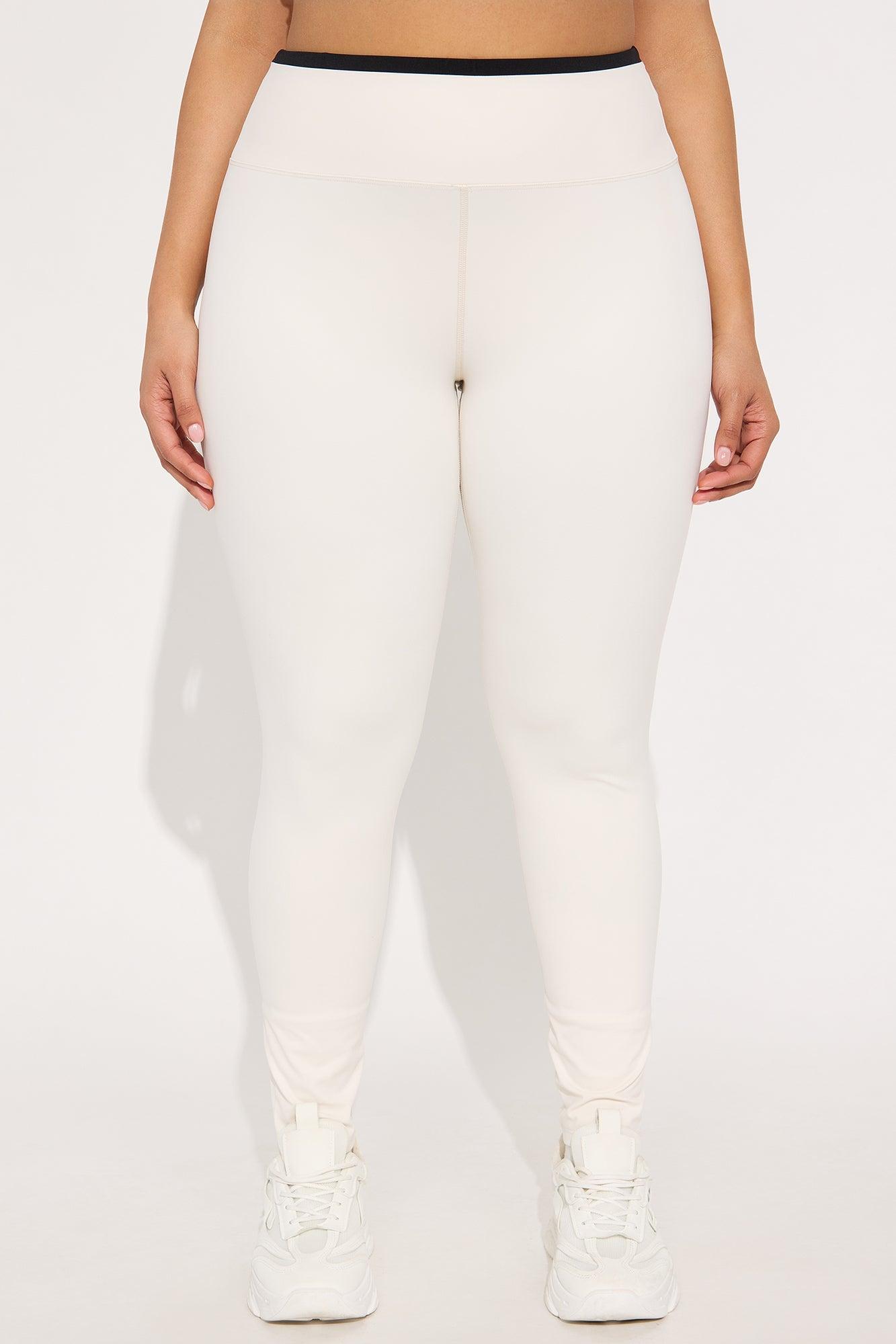 Calm And Collected Active Legging - Cream Product Image