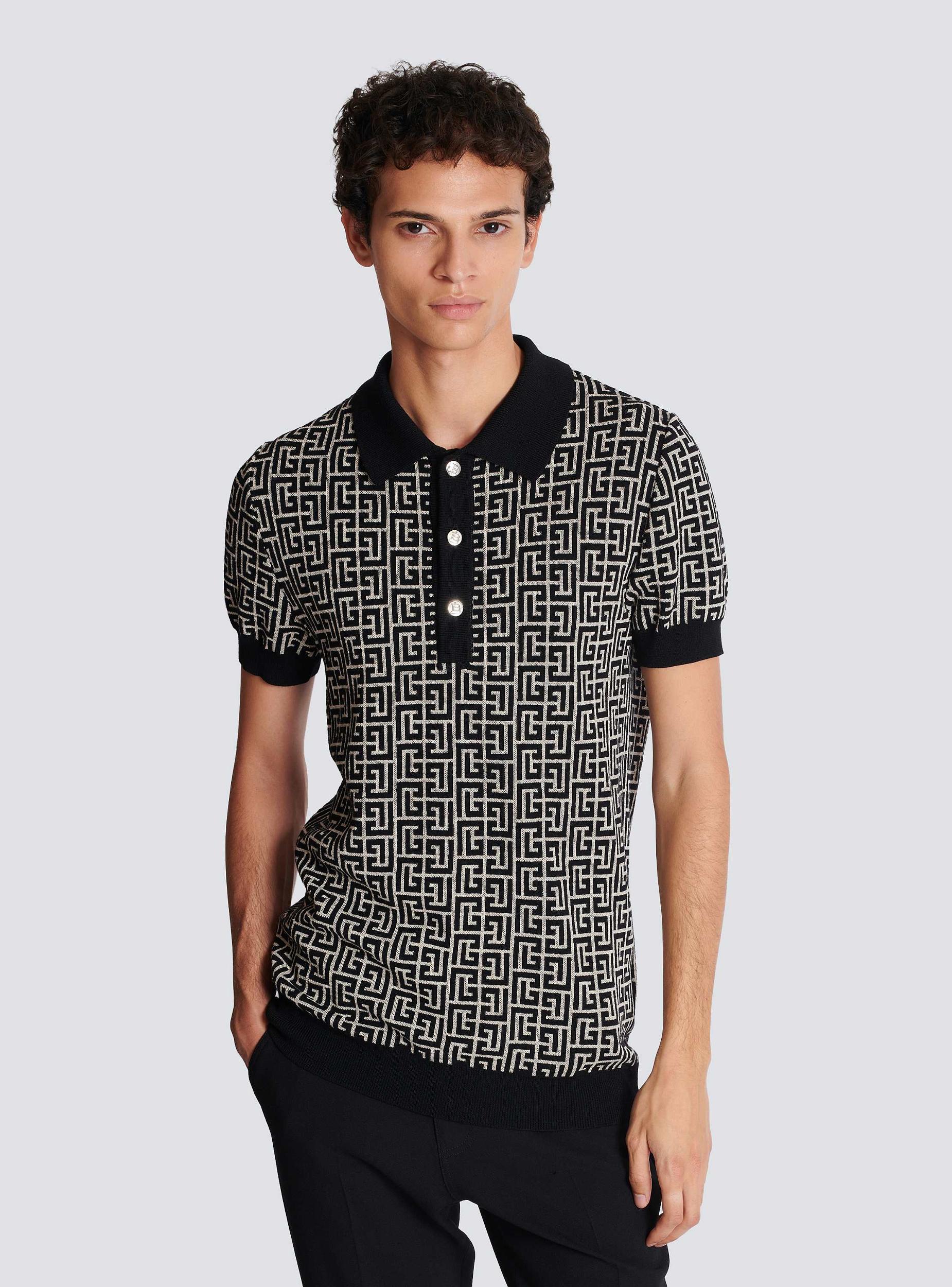 Monogrammed polo shirt Product Image