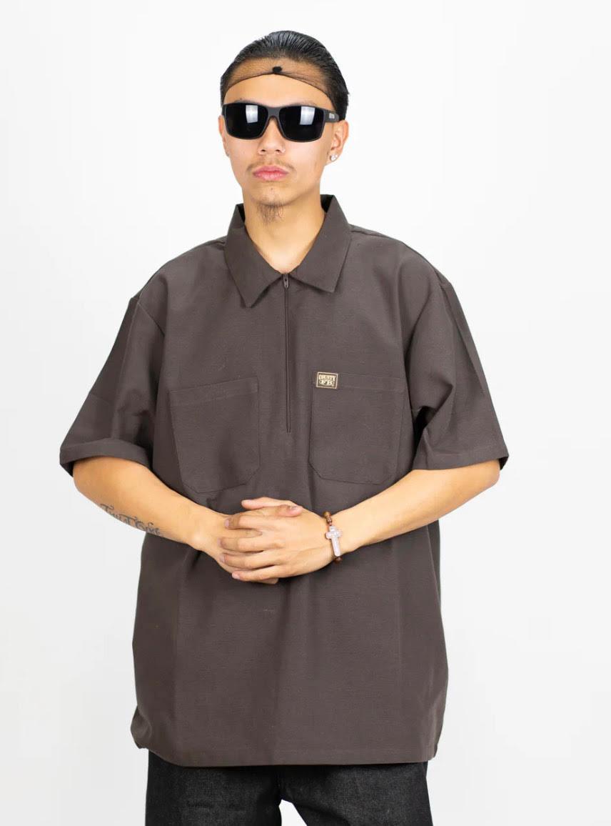 FB County Short Sleeve Zip Shirt Male Product Image