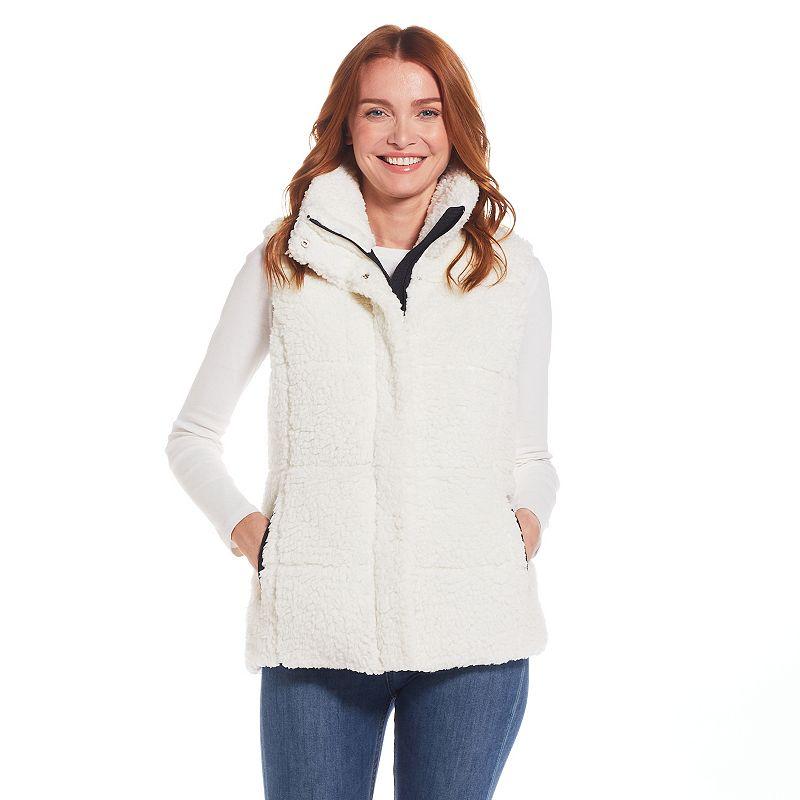 Women's Weathercast Sherpa Puffer Vest,  Product Image