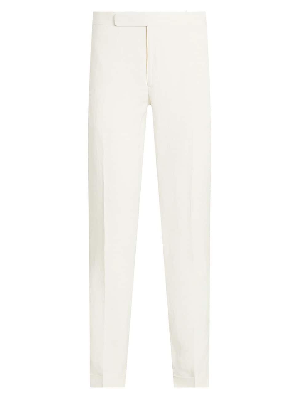 Mens Gregory Silk & Linen Suit Trousers Product Image