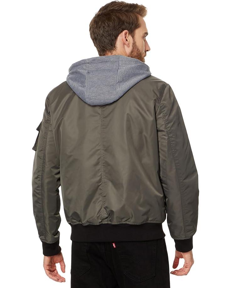 Two-Pocket Military Bomber with Sherpa Lining Product Image