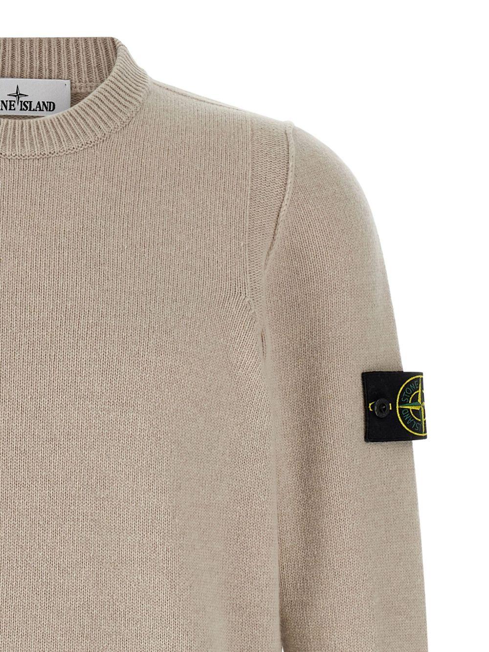 logo-badge crew-neck sweater Product Image