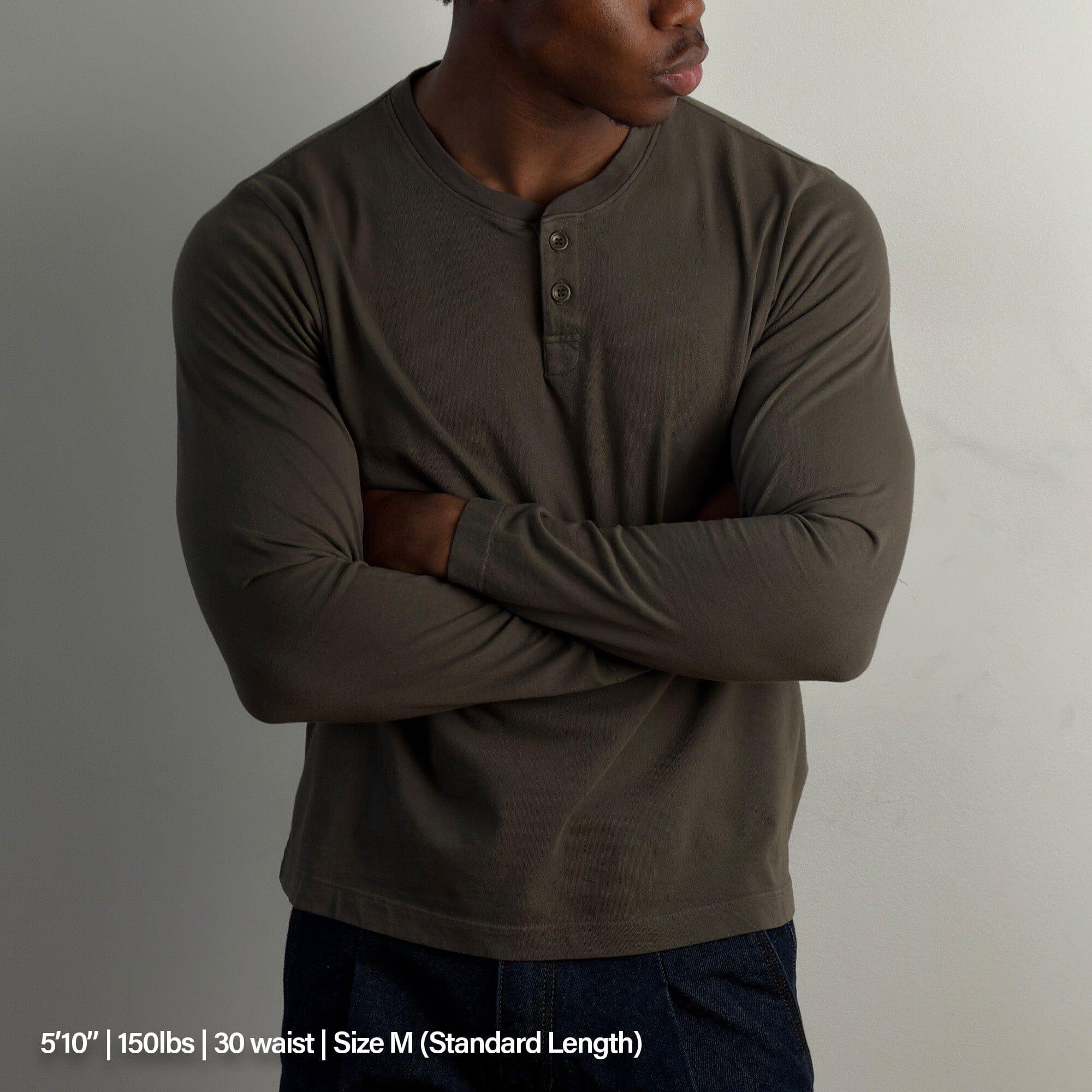 Los Feliz Crop Muscle Tee | Henley Long Sleeve Male Product Image