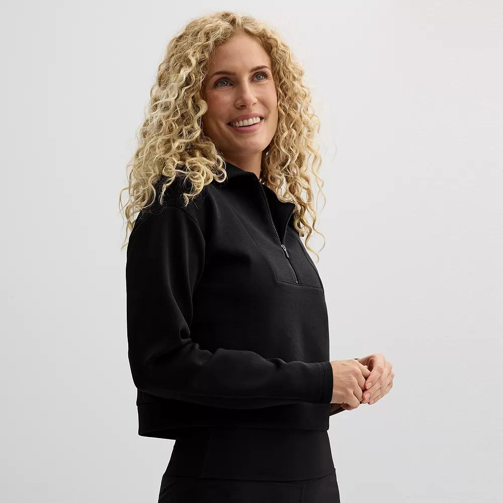 Women's Tek Gear® Ultracomfort Half Zip Pullover, Size: XL, Birk Brown Product Image