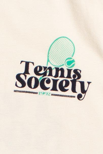 Tennis Society Graphic T-Shirt Product Image