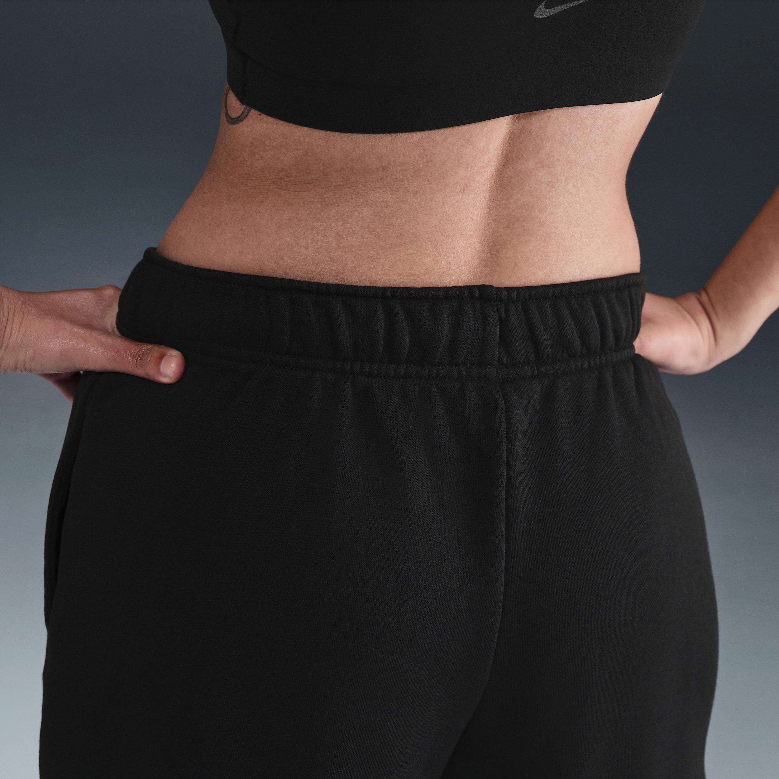 Womens Nike Sportswear Club Fleece Mid-Rise 4 Graphic Shorts | HJ1282-010 Product Image