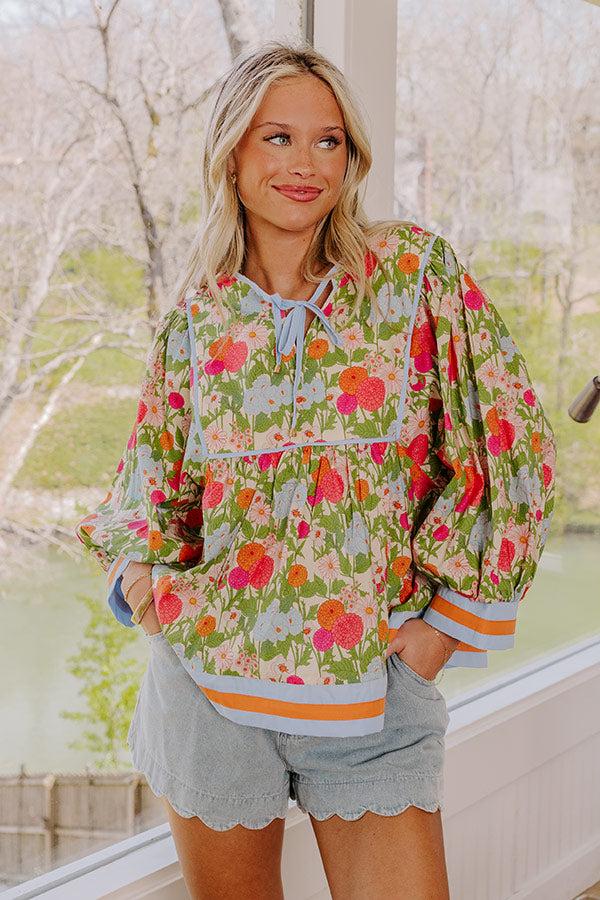 Dahlia Daydream Floral Top Product Image