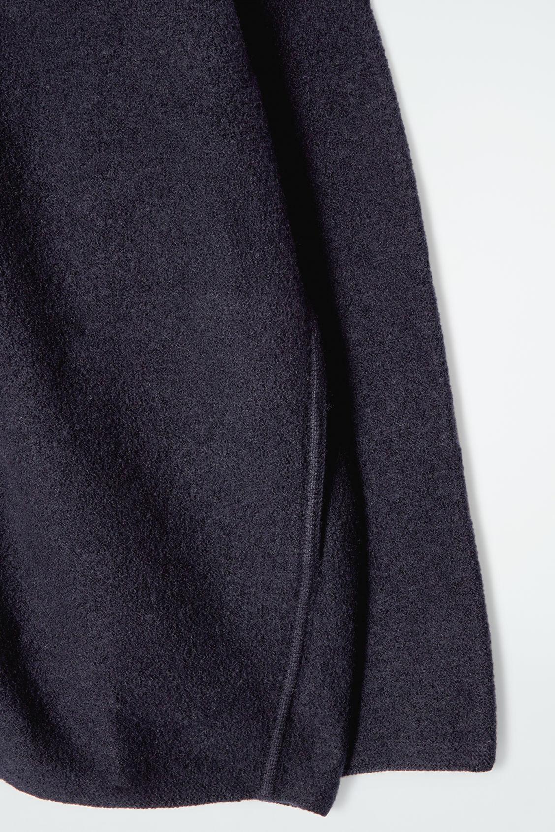 BOILED-WOOL ZIPPED JACKET Product Image