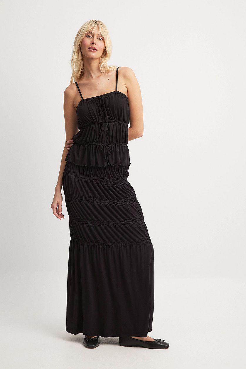 Bow Detail Top Black Product Image