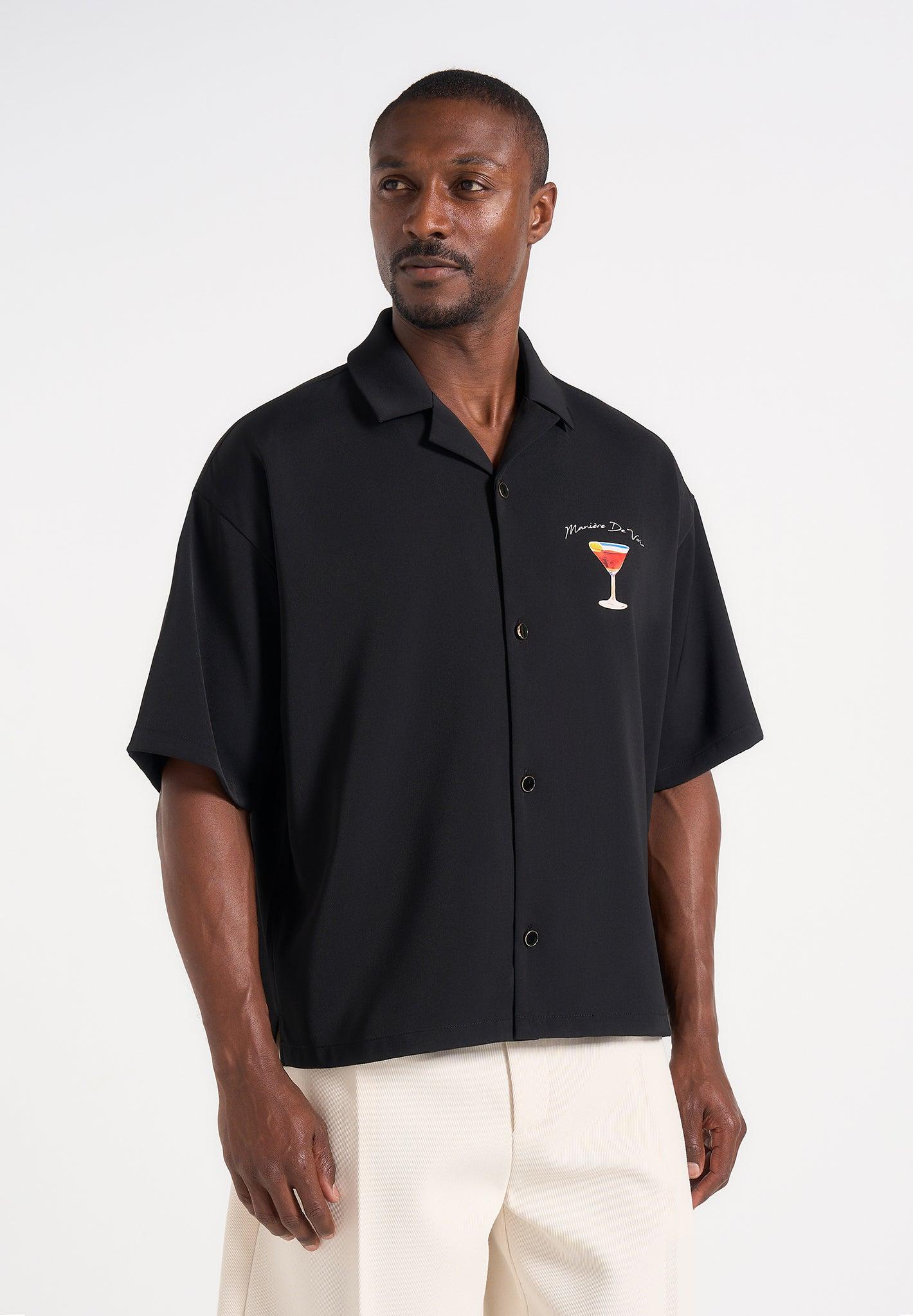 St. Barts - Relaxed Fit Shirt - Black Male Product Image
