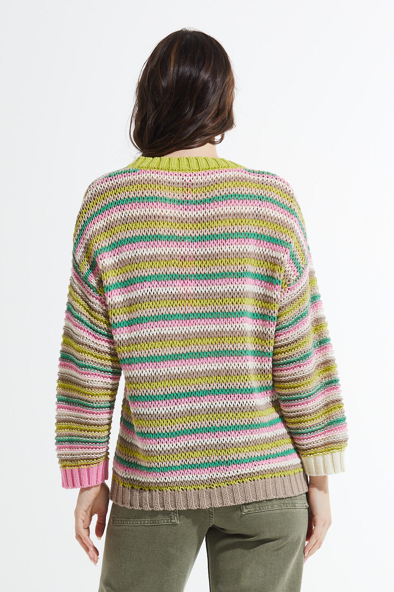 Chunky Stripe Sweater Product Image